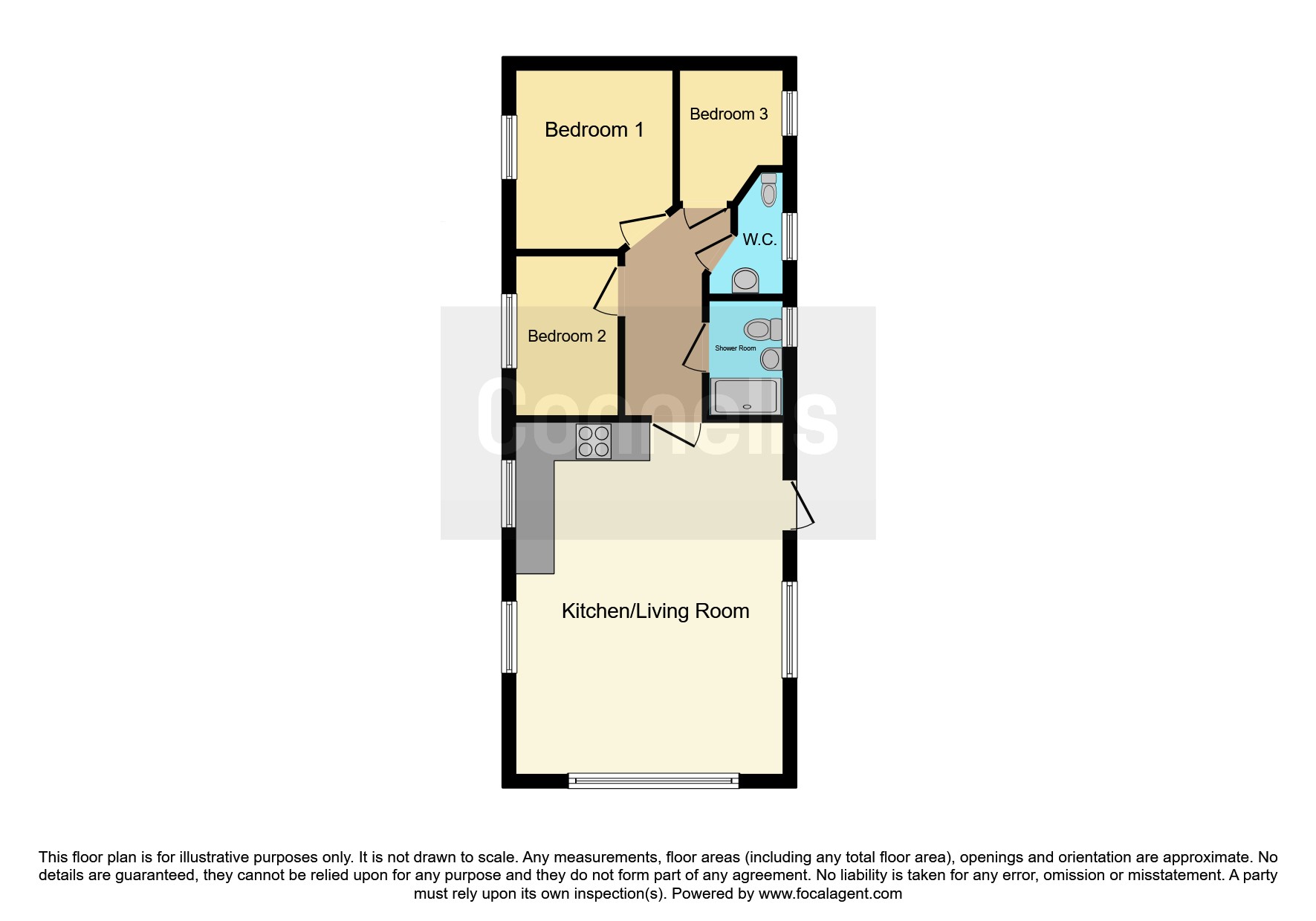 51, White Nothe, Bowleaze Coveway, Weymouth floorplan