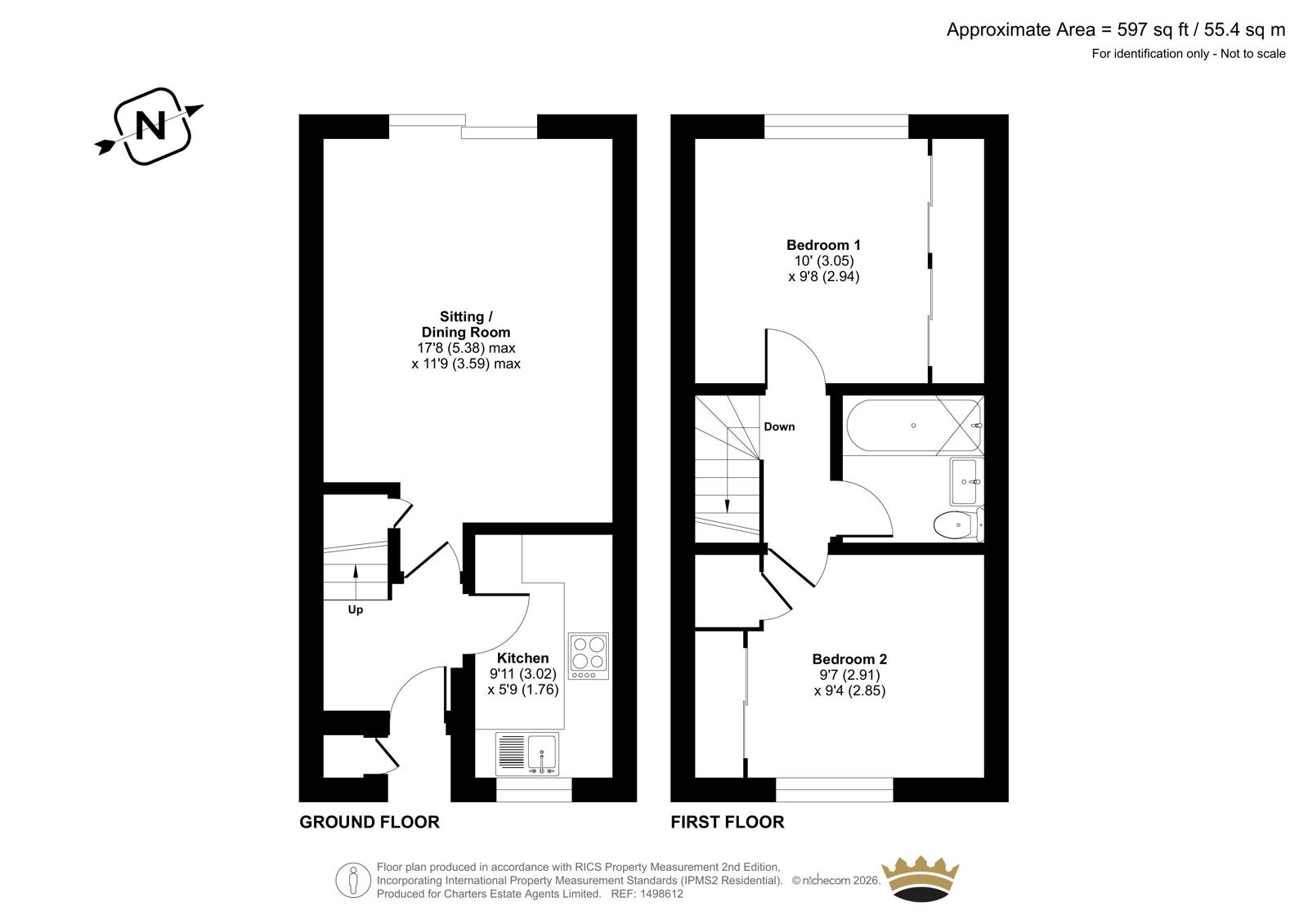 90, Barons Mead, Southampton floorplan