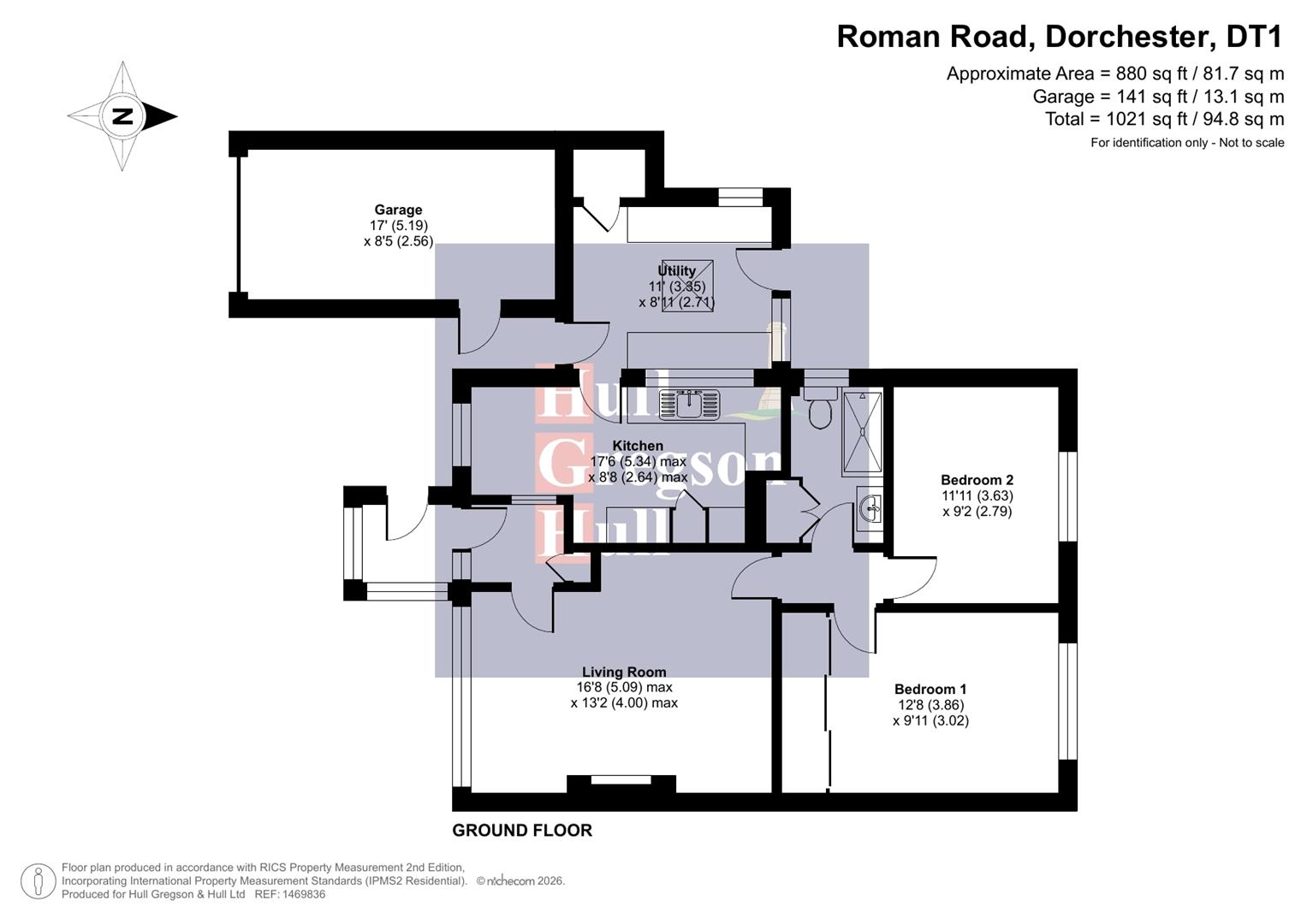 4, Roman Road, Dorchester floorplan