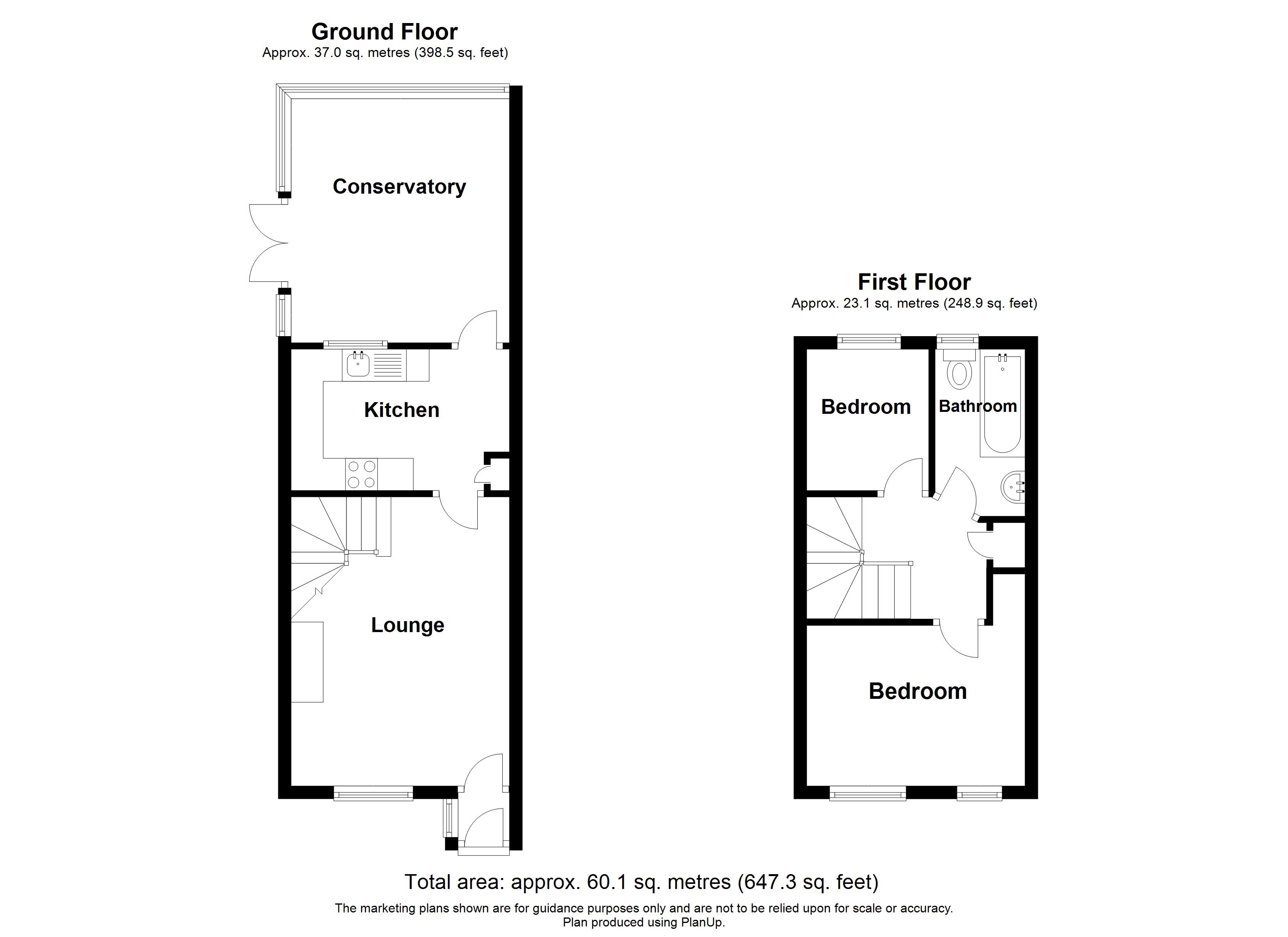 Spilsby Close, Lincoln LN6, 2 bedroom end terrace house for sale