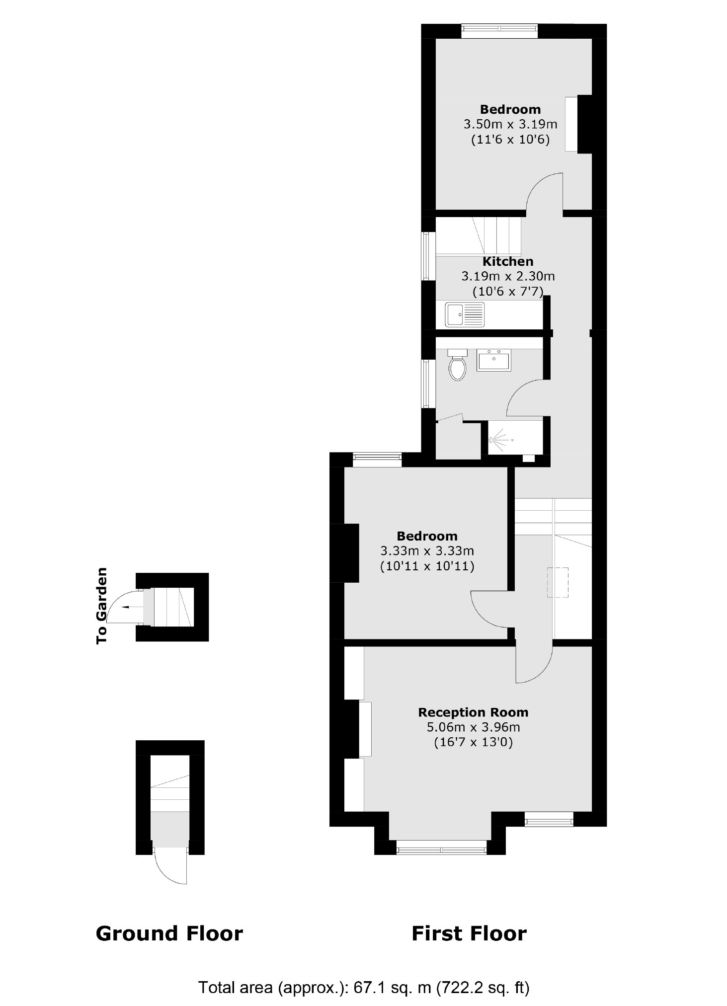 19a, Crebor Street, London floorplan