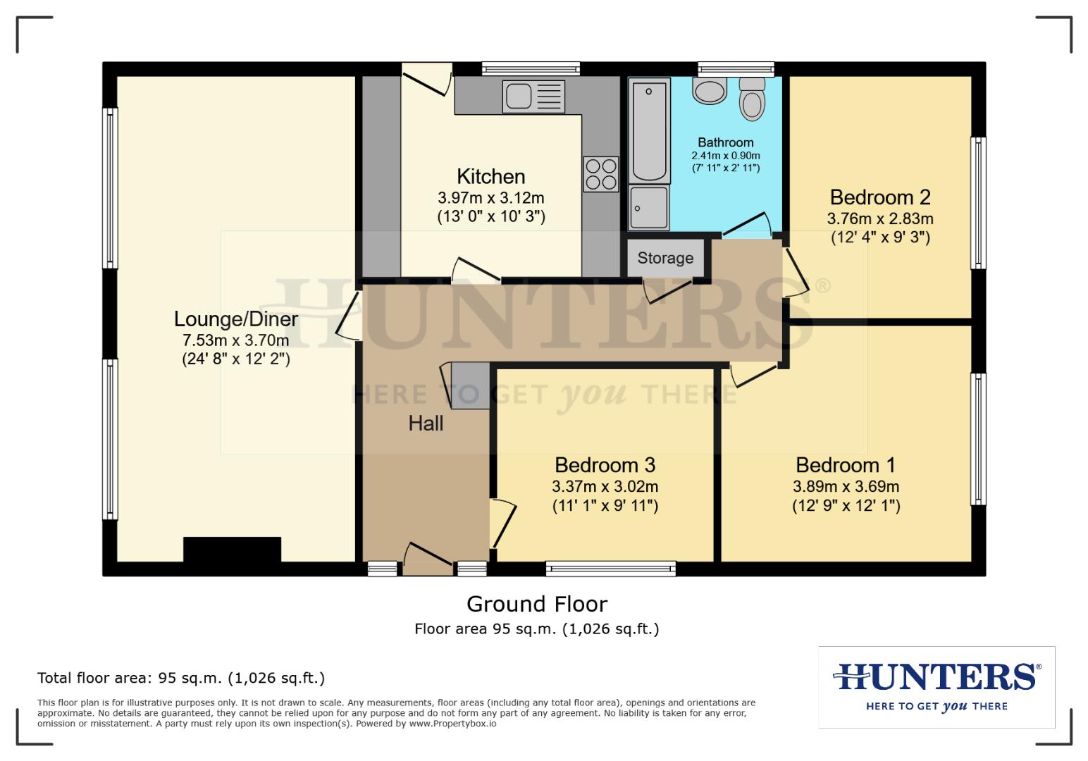 11, Appletree Drive, Selby floorplan
