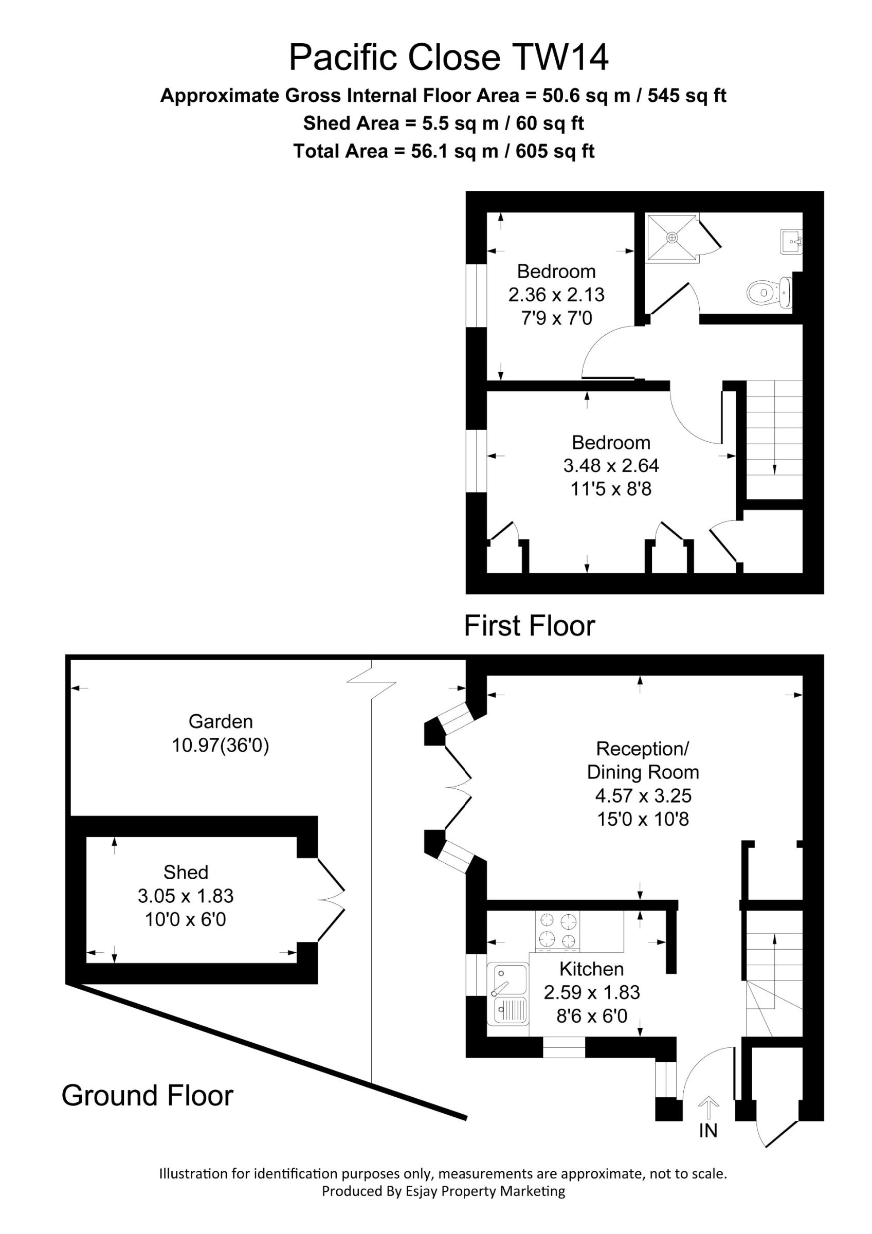 32 Pacific Close, Feltham floorplan