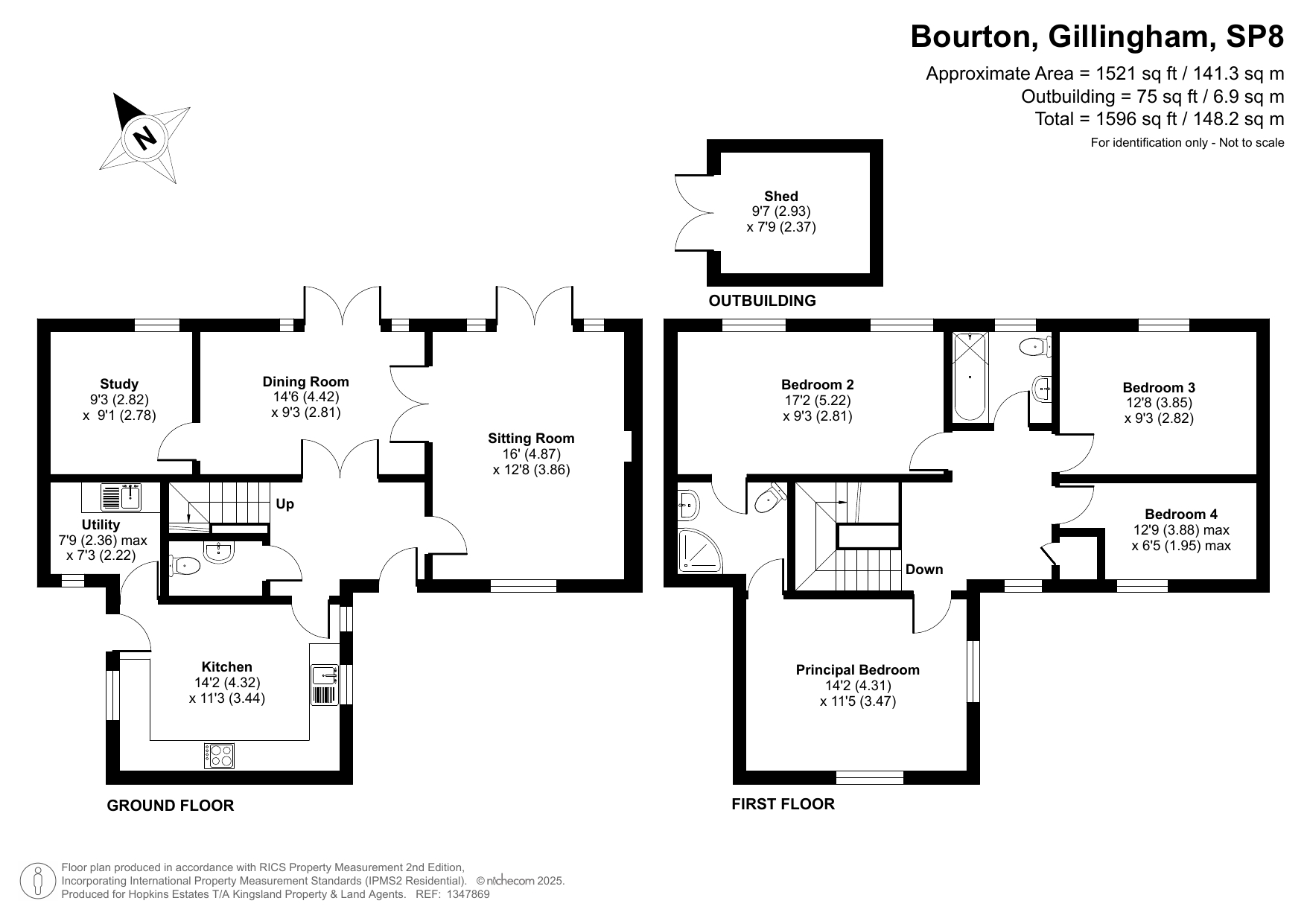 St. Antonys House,, Bourton, Dorset floorplan