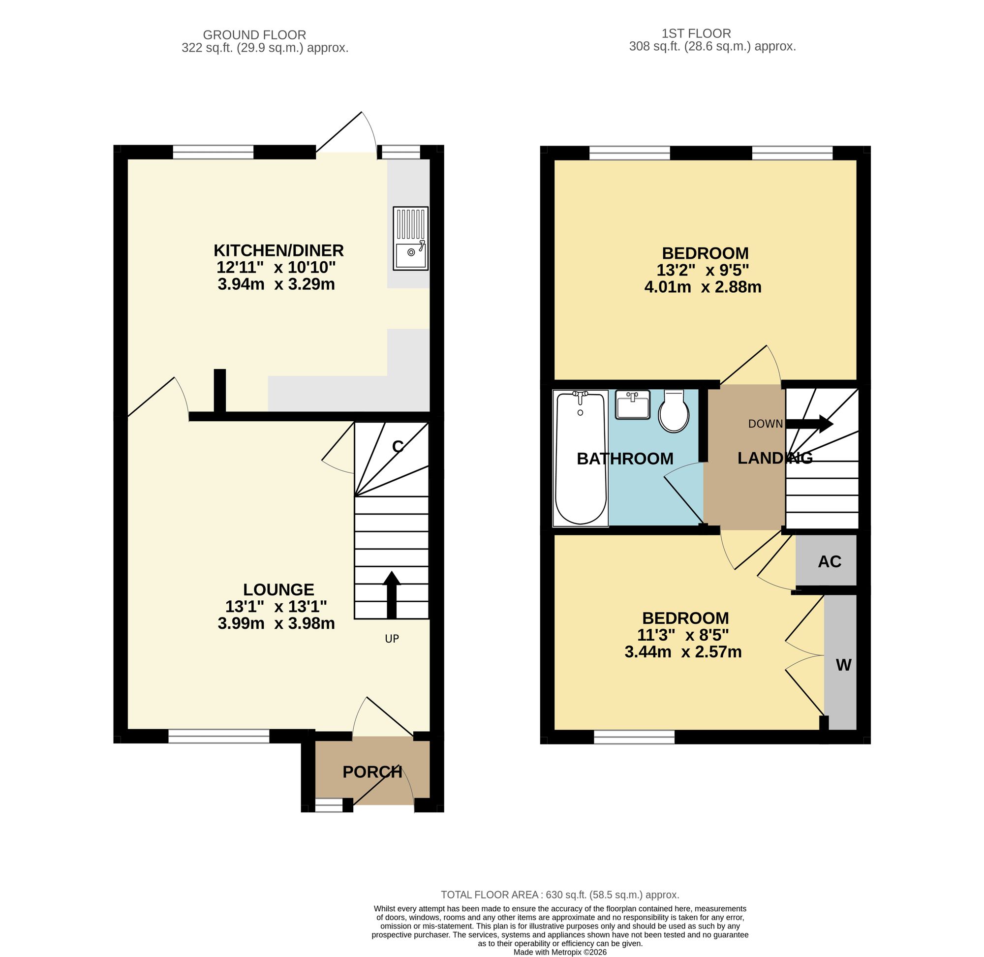 57 Ambleside, Southampton floorplan