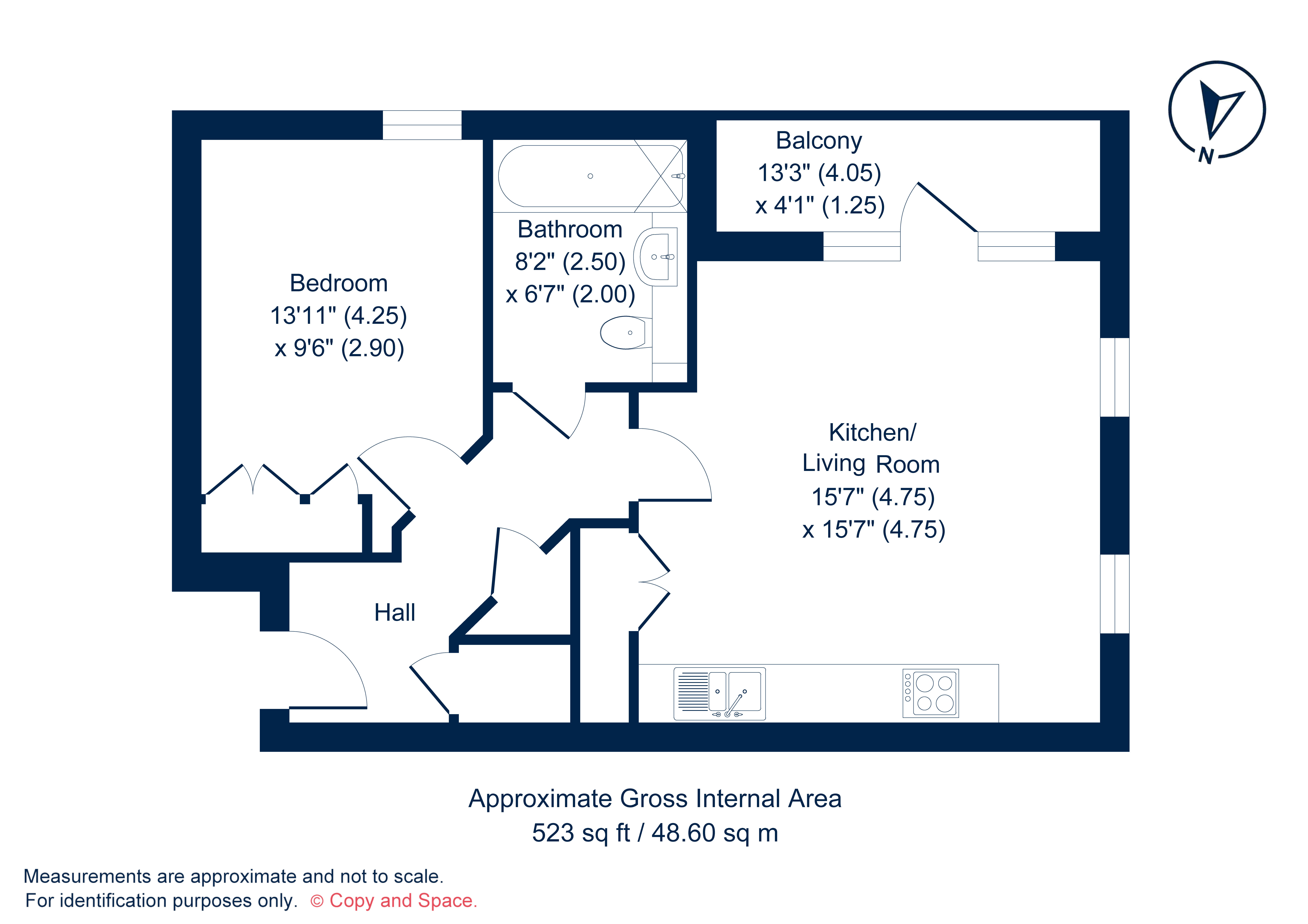 2, Abigail House, 1, Richards Close, Harrow floorplan