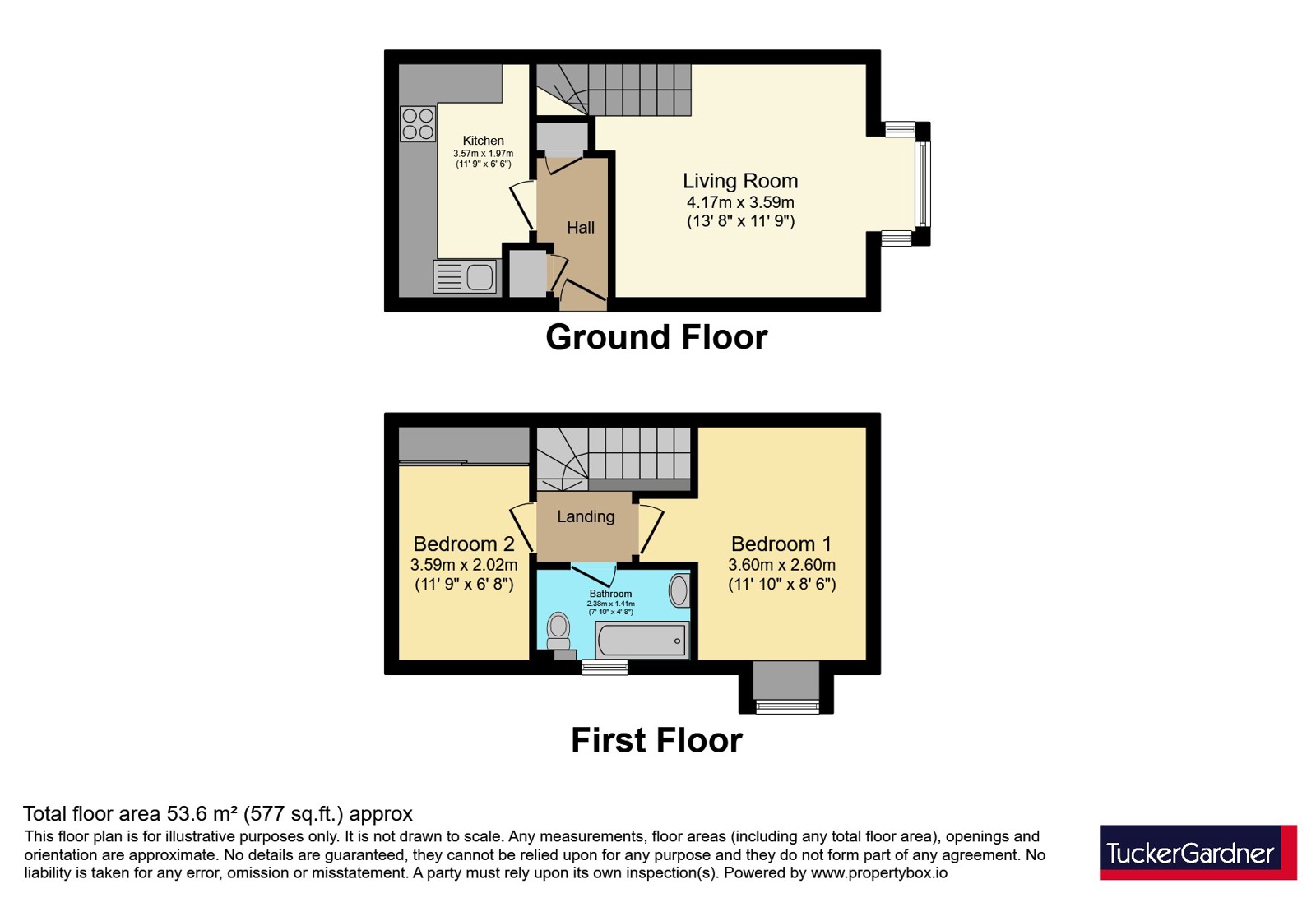 208, The Rowans, Cambridgeshire floorplan
