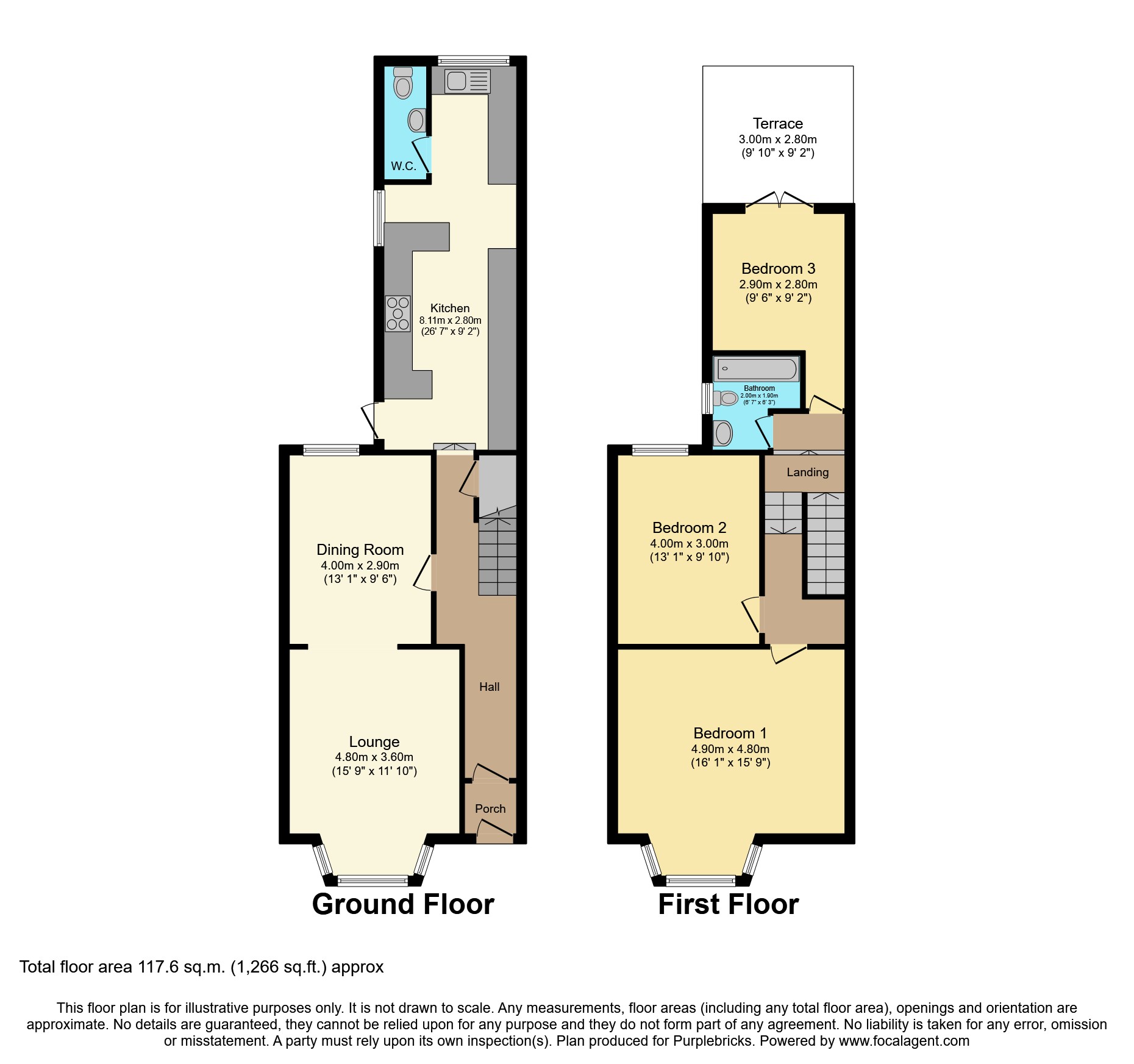 Gifford Place, Plymouth PL3, 3 bedroom terraced house for sale