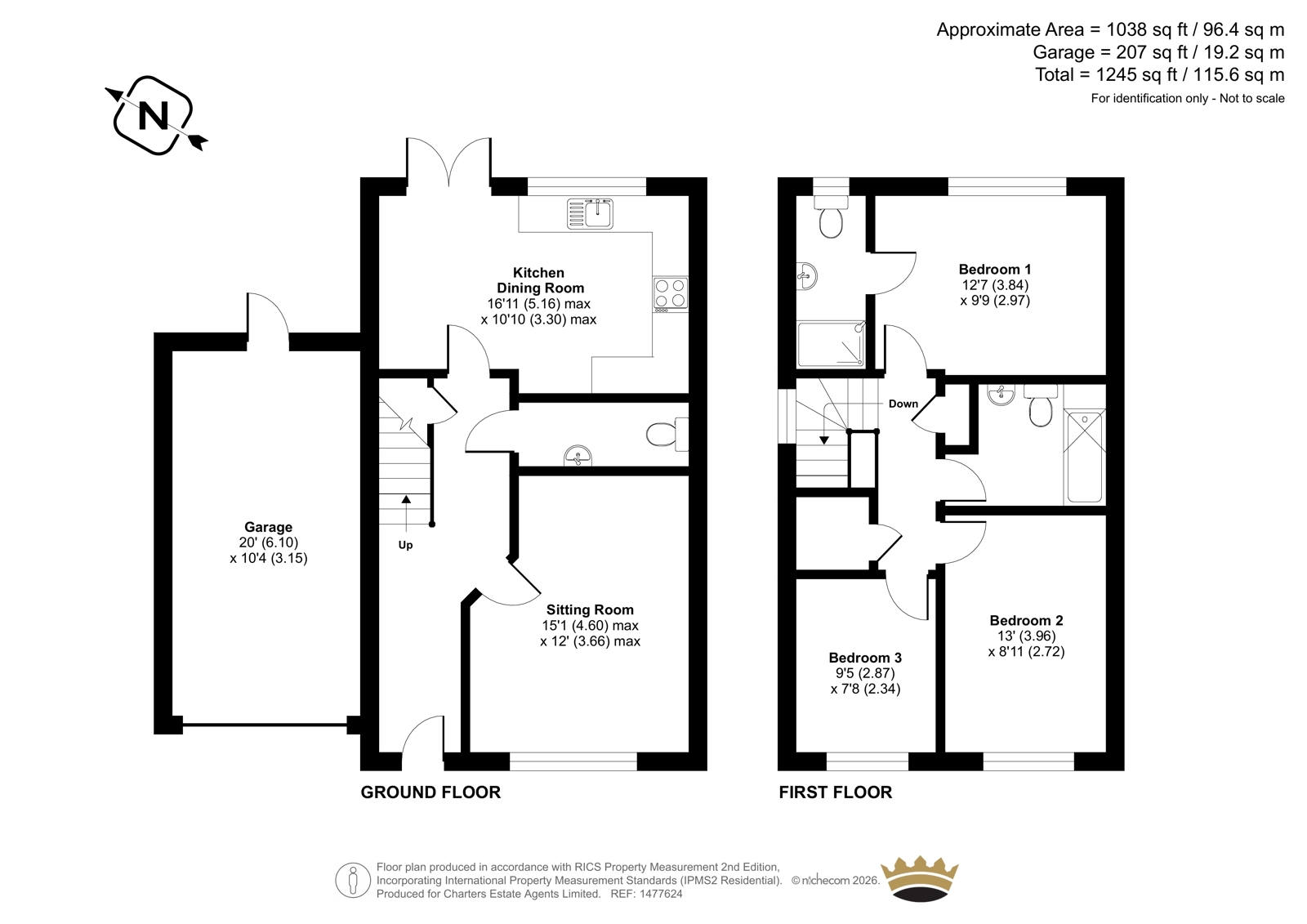 16, Ash Drive, Southampton floorplan