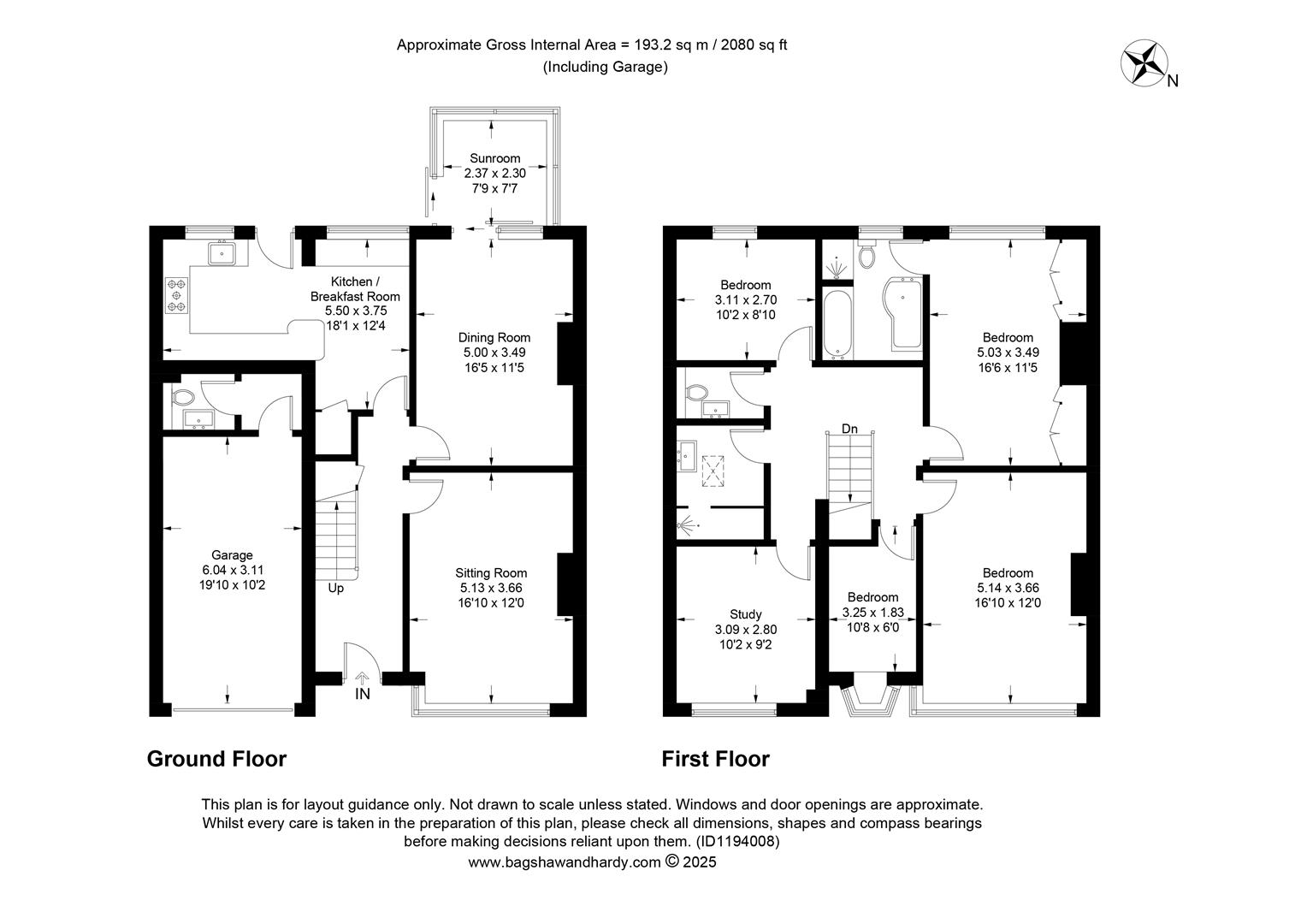 Prior Avenue, South Sutton, SM2 floorplan