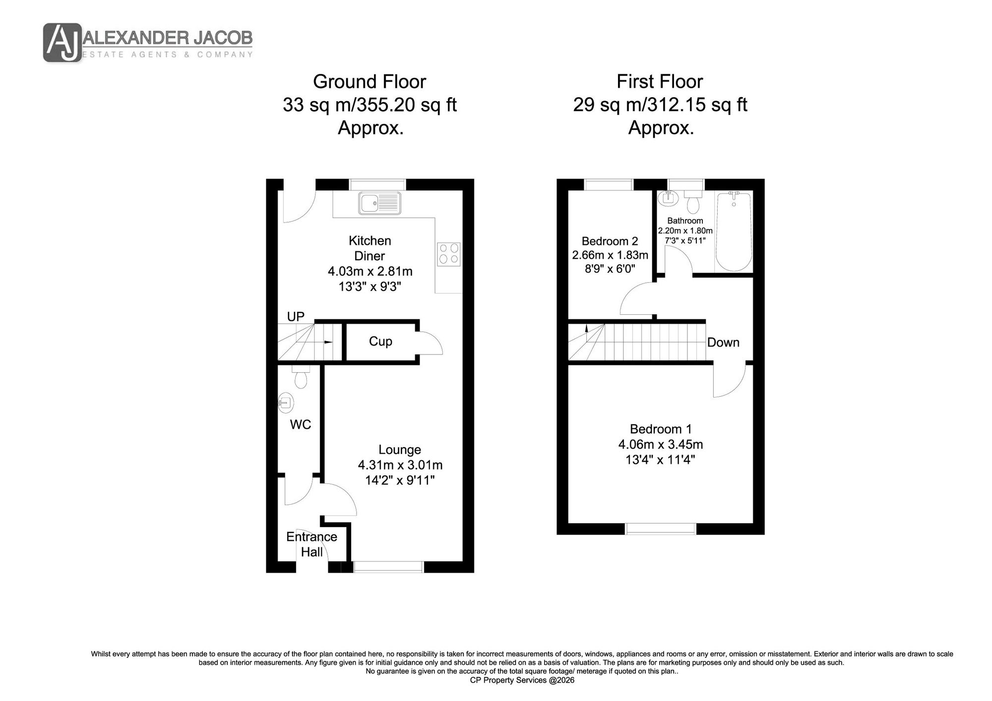 17c Whitehall Court, Retford floorplan