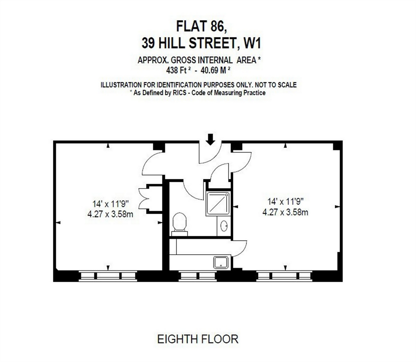 1 Bedrooms Flat to rent in Hill Street, London W1J