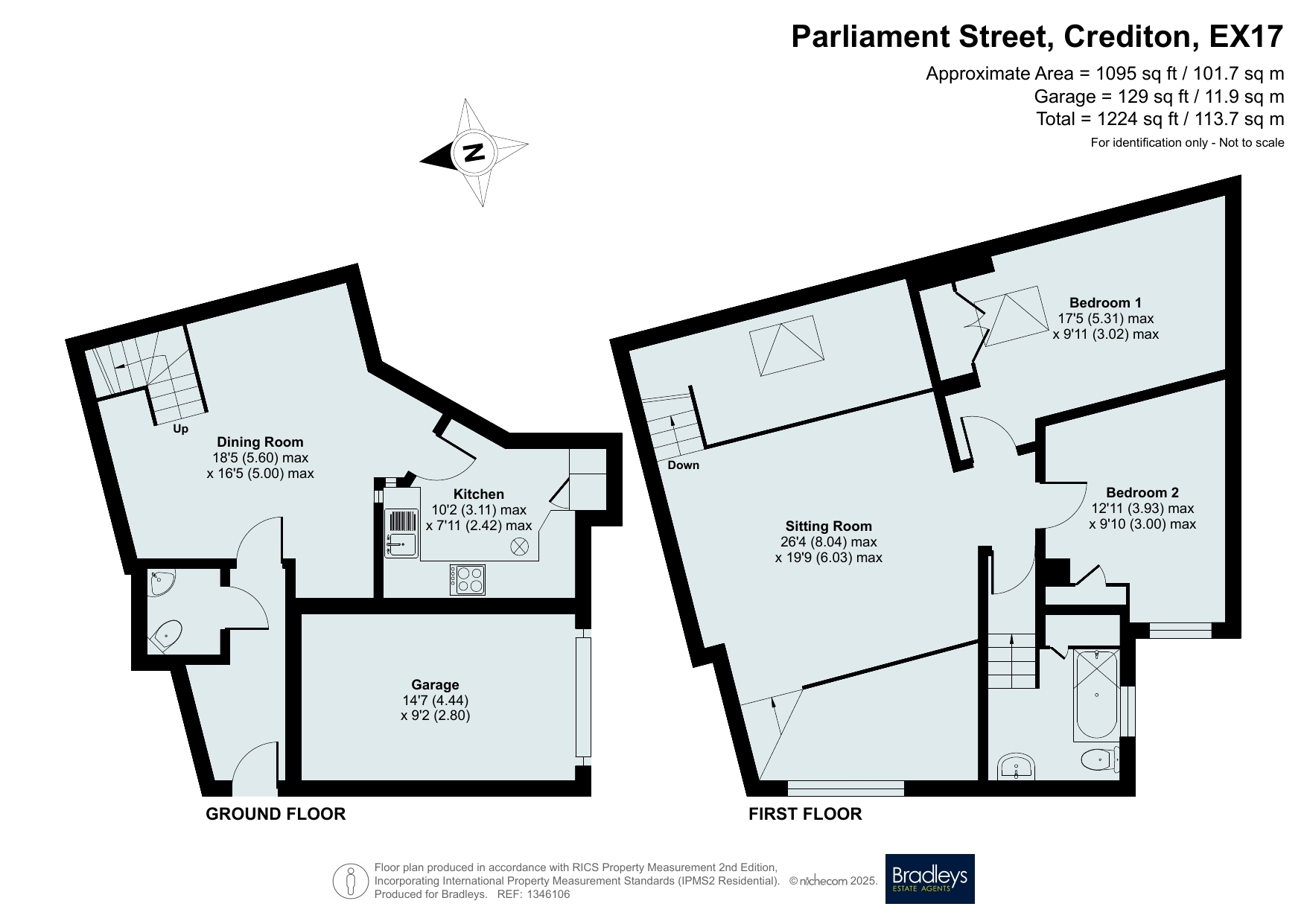 3, Granary Mews, Crediton floorplan