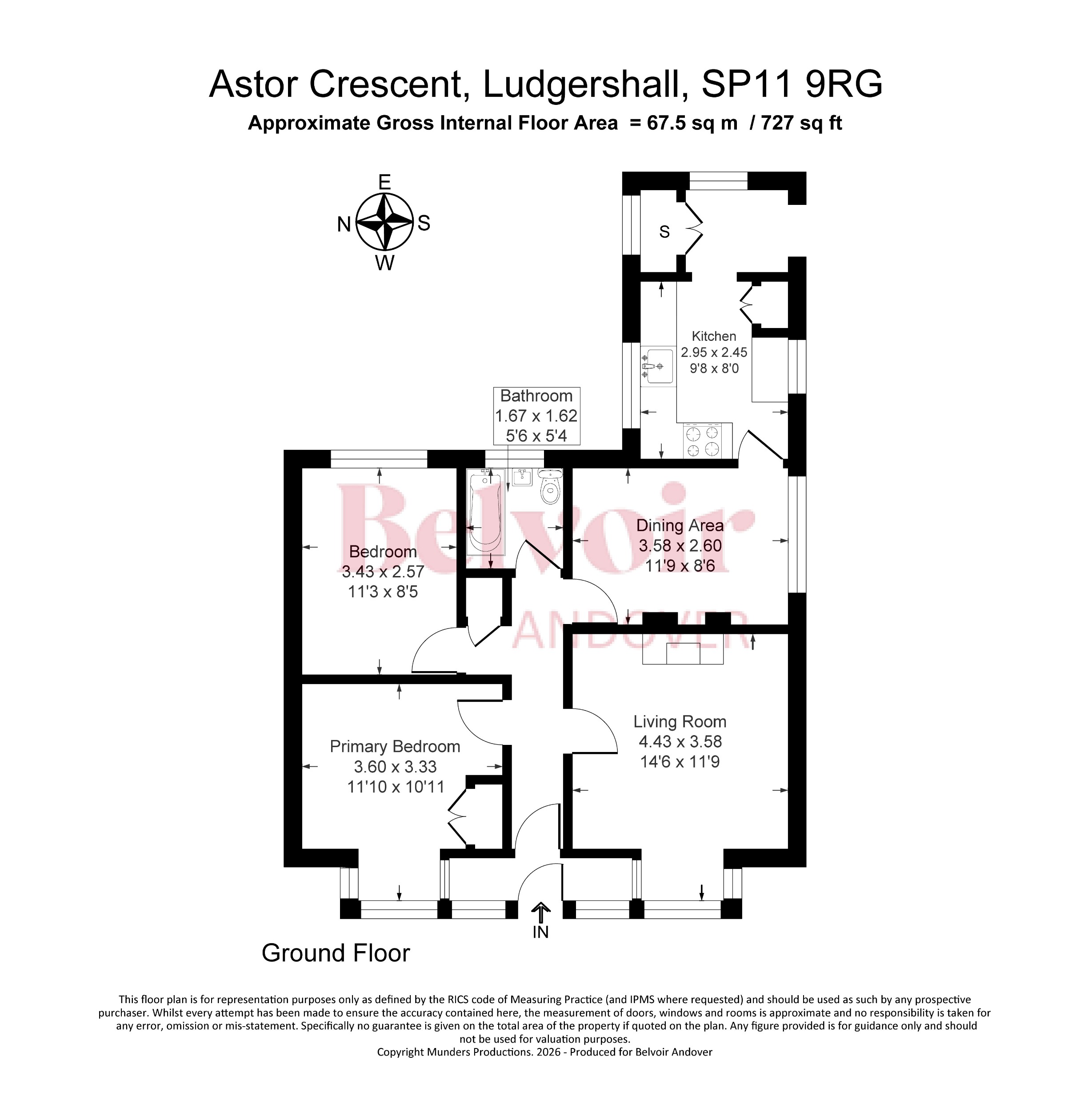 9, Astor Crescent, Ludgershall floorplan