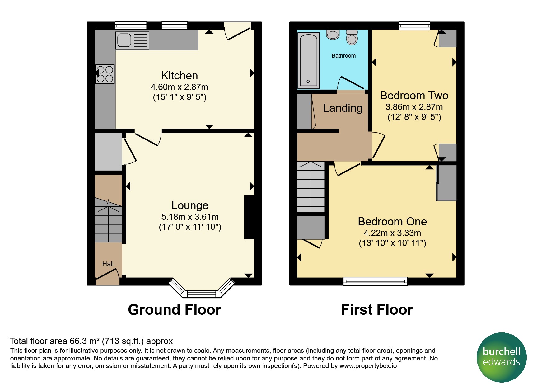 99, Tottenham Crescent, Birmingham floorplan