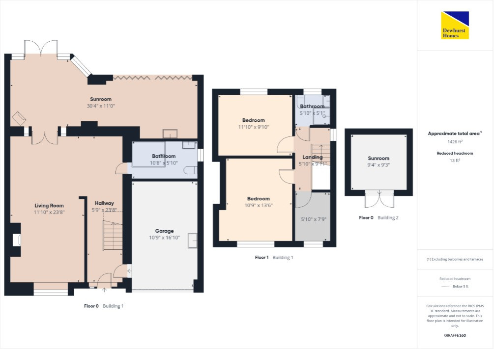 3, Beacon Avenue, Fulwood floorplan