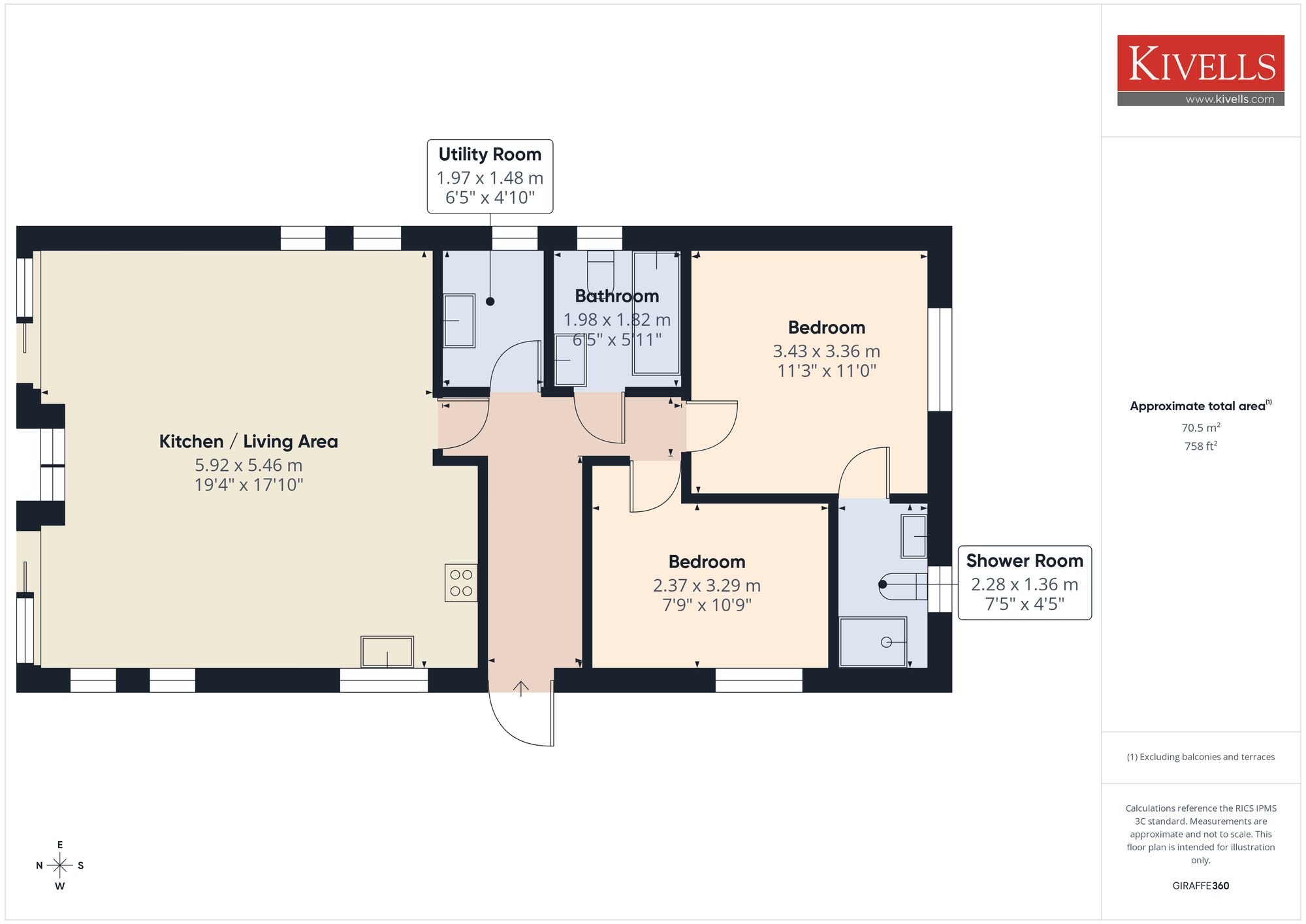 Lodge 1, Fowey floorplan