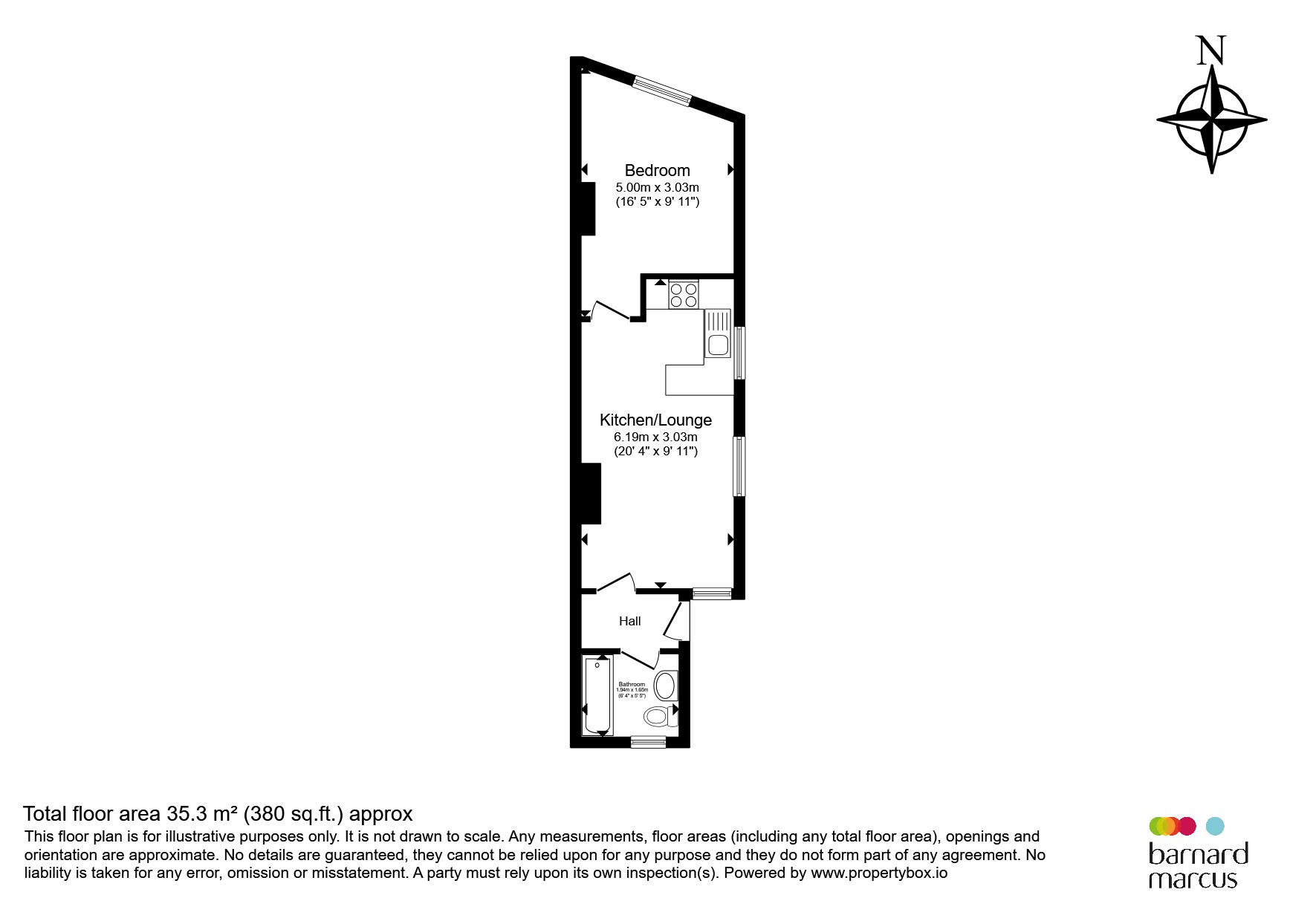 38a, High Street, Epsom floorplan