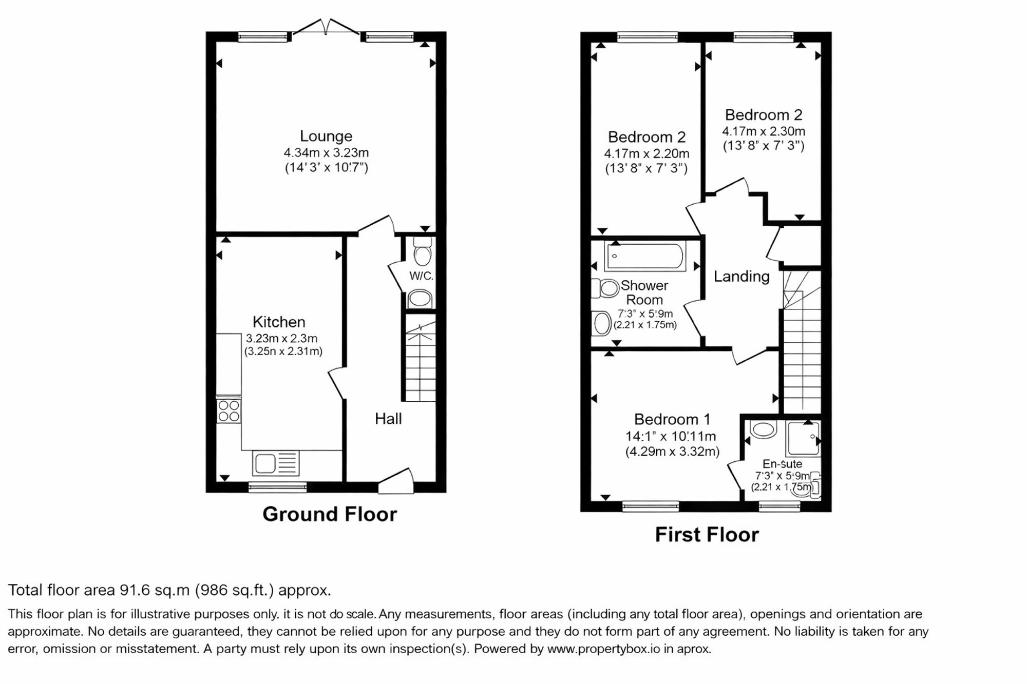 2 Elverston Side, Basildon floorplan