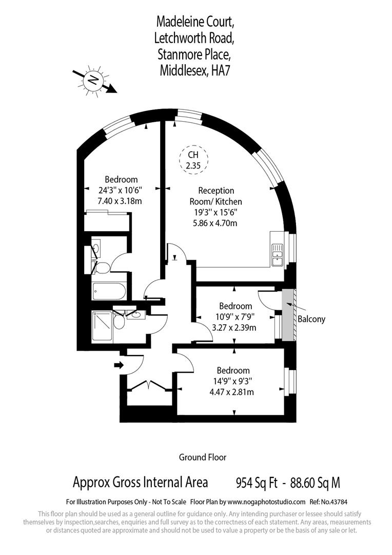 Flat, 2, Madeleine Close, Stanmore floorplan