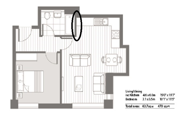 Union House, 23 Clayton Road floorplan
