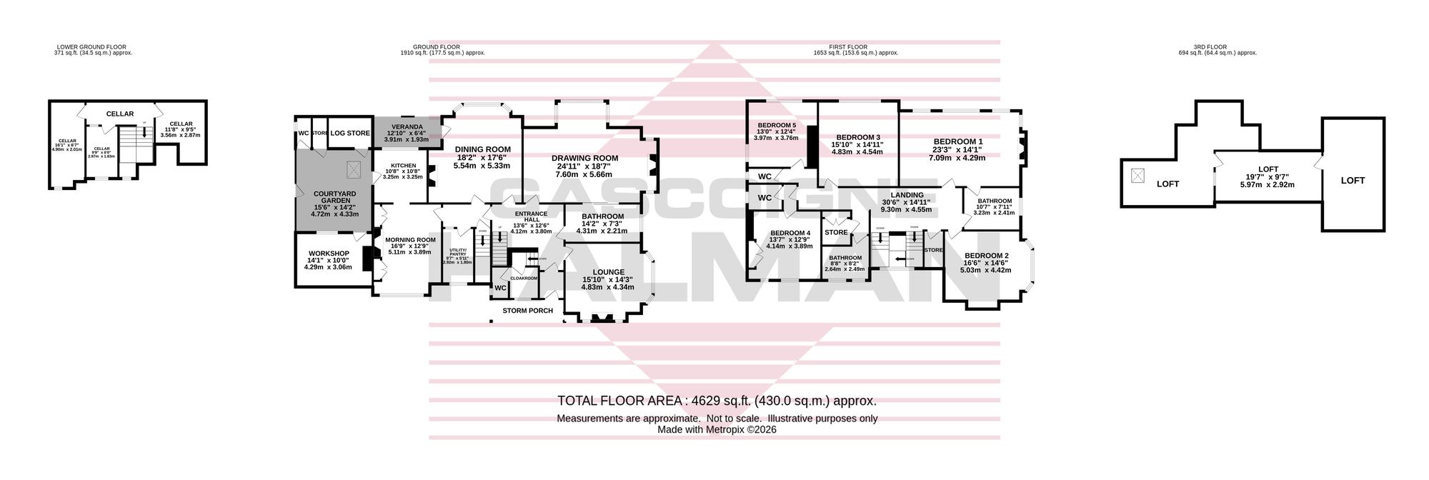 176 Mile End Lane, Stockport floorplan