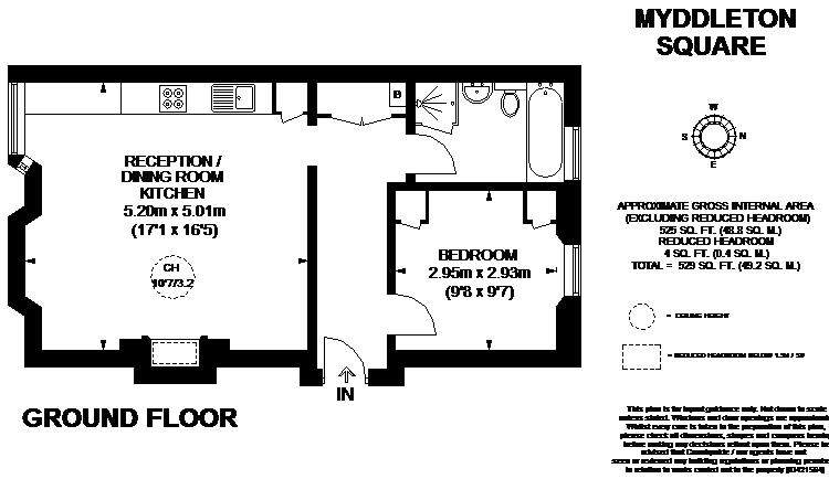 1 Bedrooms Flat to rent in Myddelton Square, London EC1R