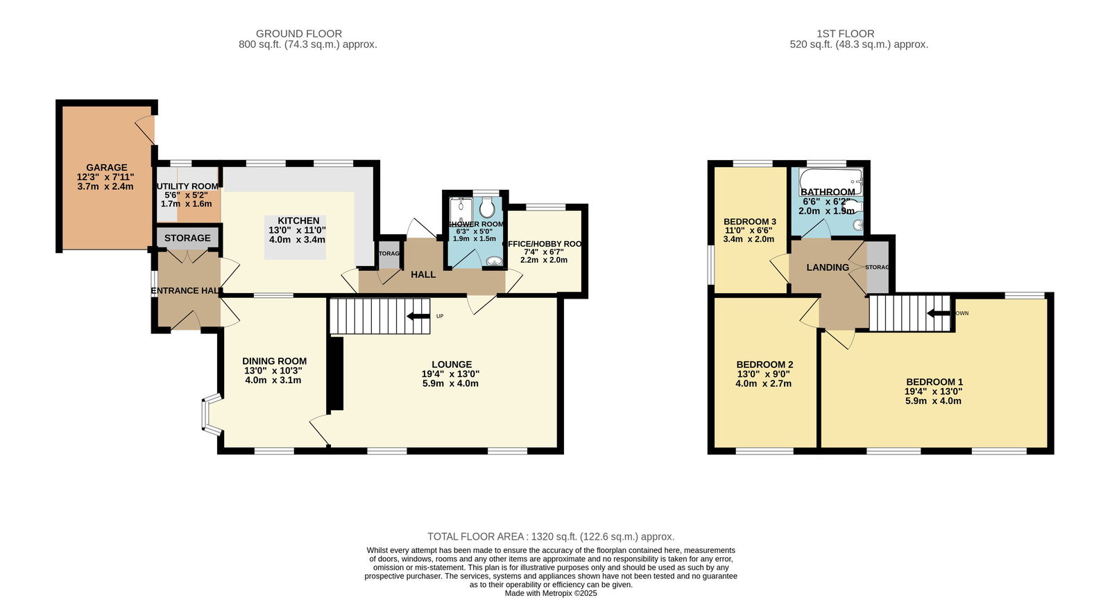 Berwyn Cottage, Little Hay Lane, Lichfield floorplan