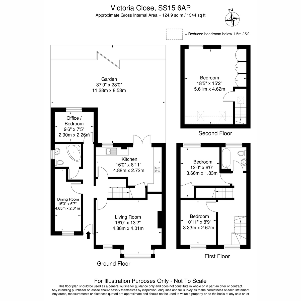 8, Victoria Close, Basildon floorplan