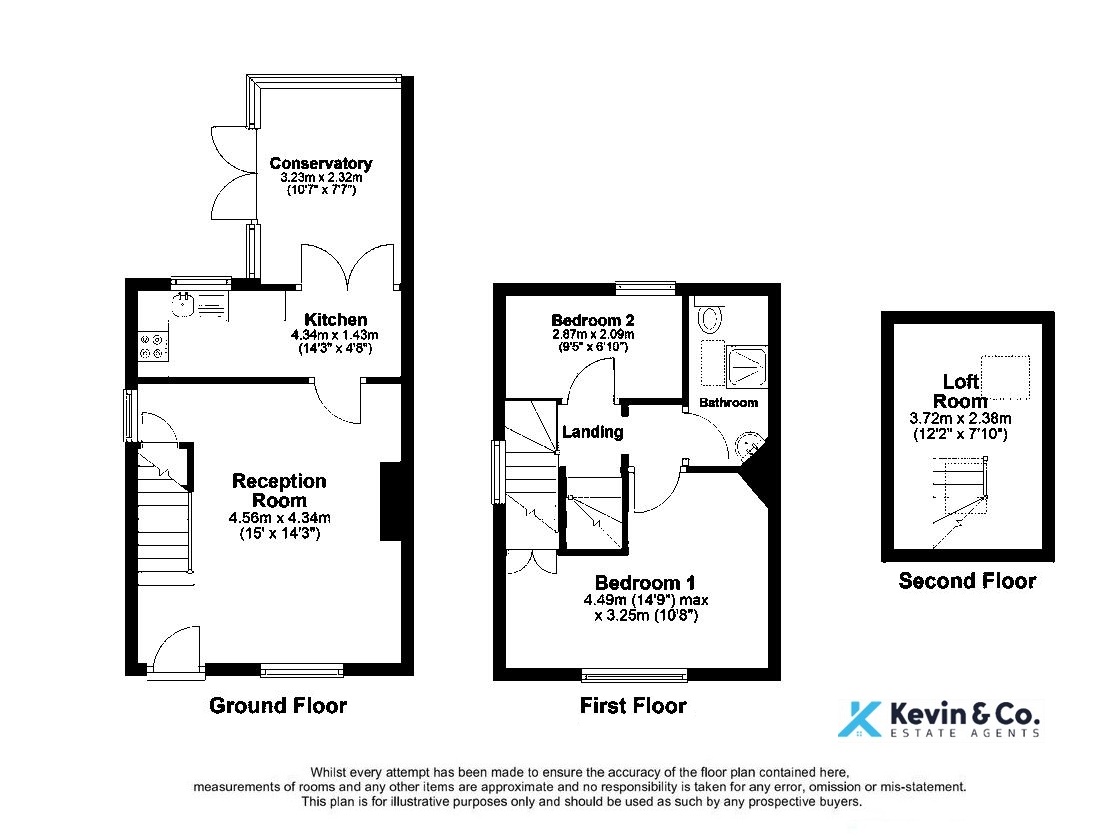 1, Meadowcourt Road, London floorplan