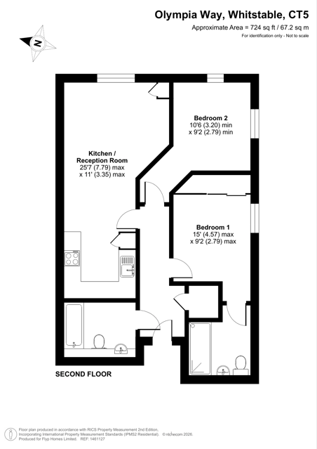 201, Olympia Way, Kent floorplan