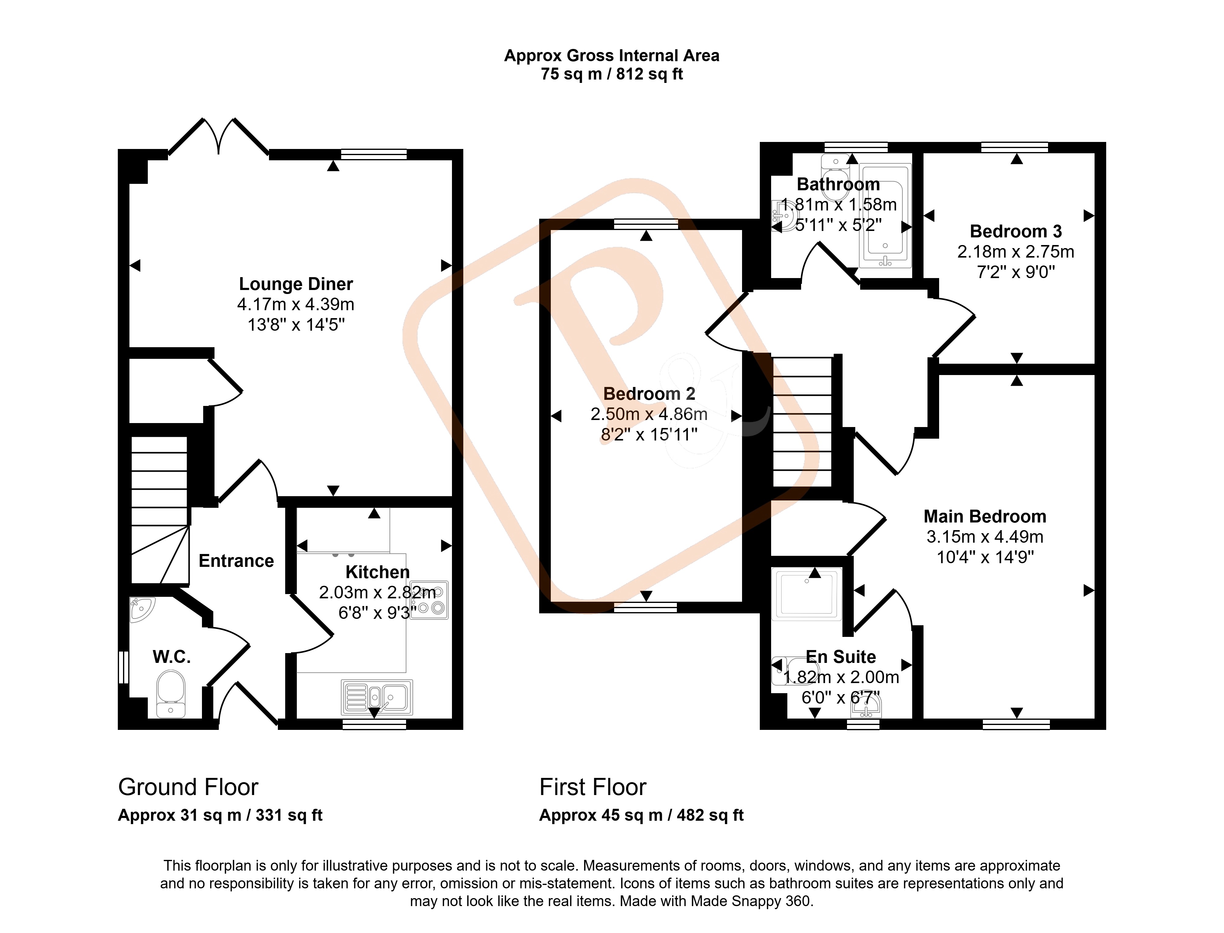 25, Corunna Drive, Essex floorplan