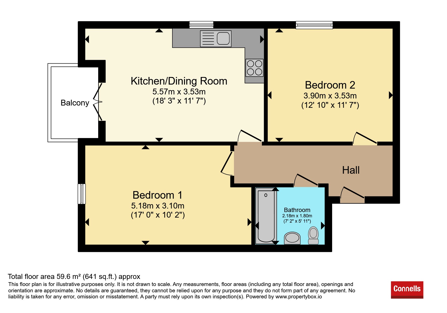 62, Candleford Court, Buckingham floorplan