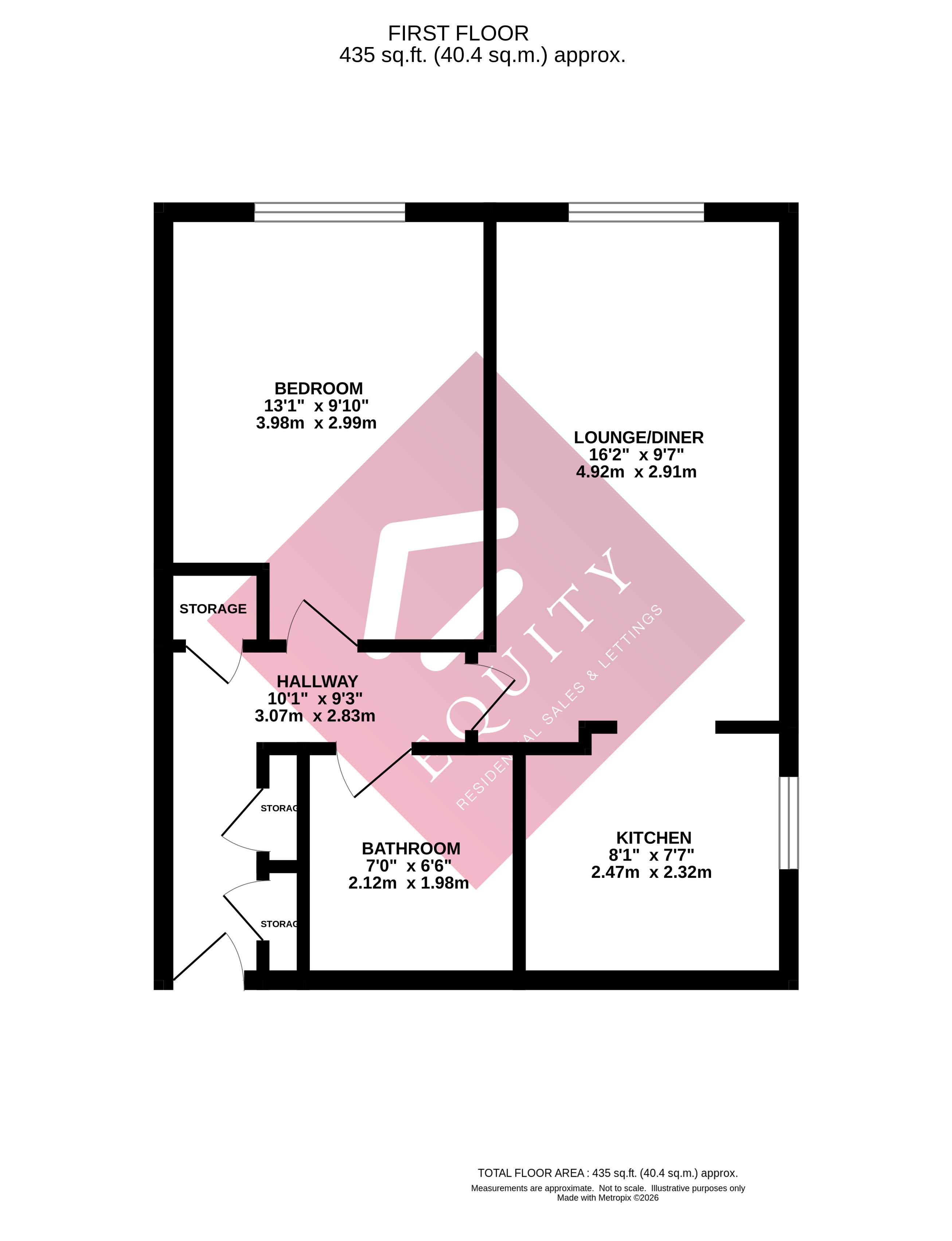21, Tennyson Close, Enfield floorplan