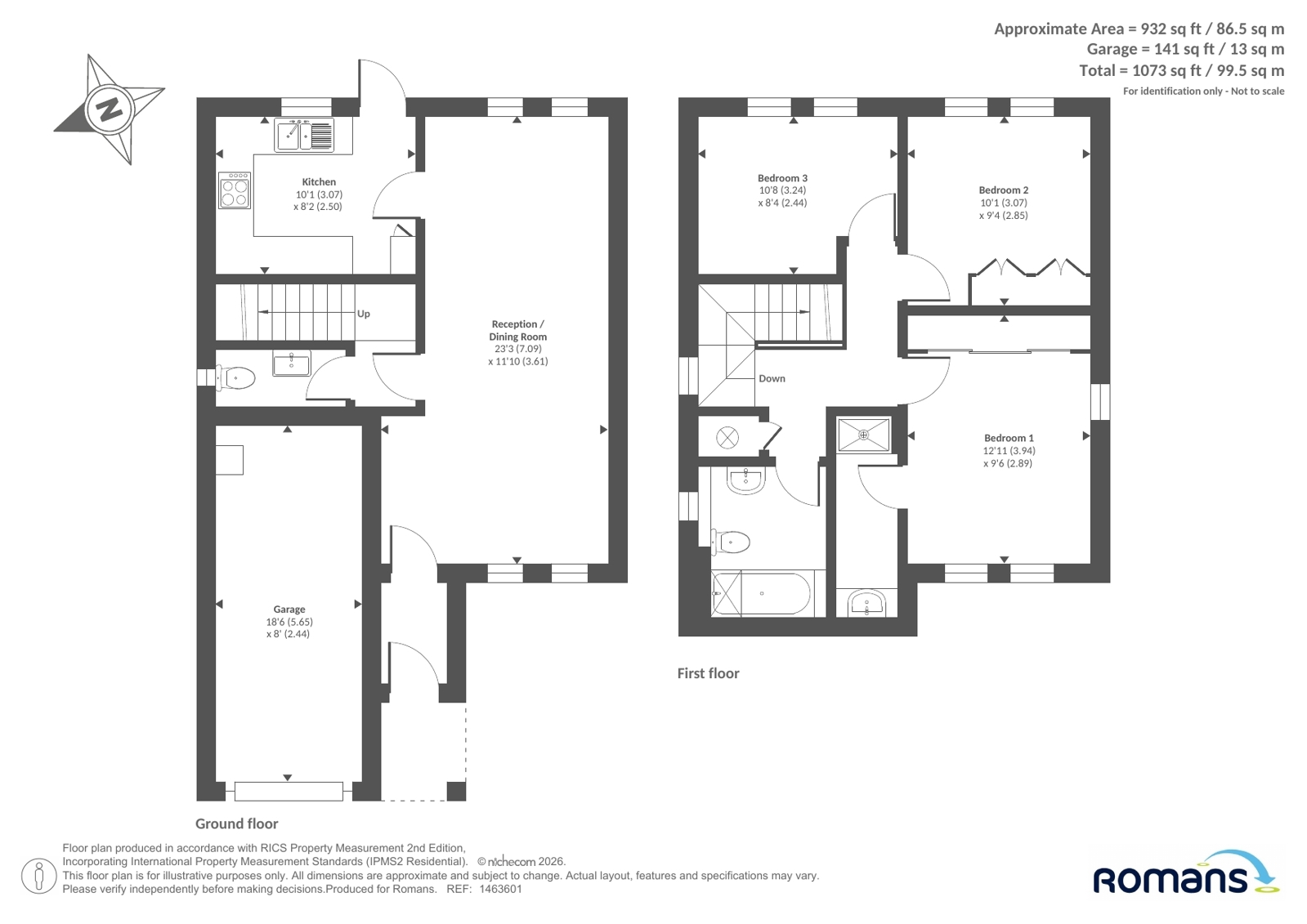 27, Beaconsfield Way, Reading floorplan