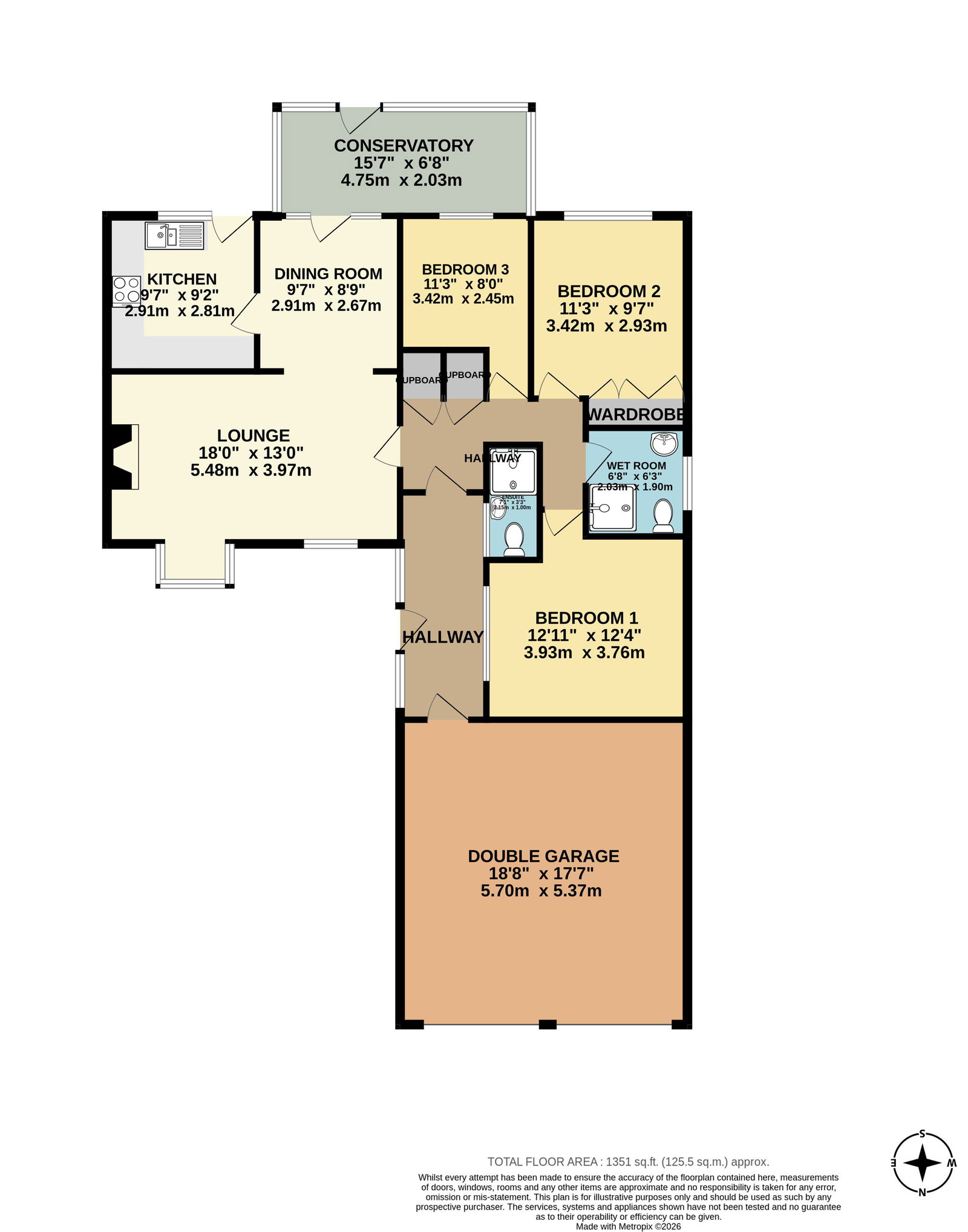2, Elmwood Close, Plymouth floorplan