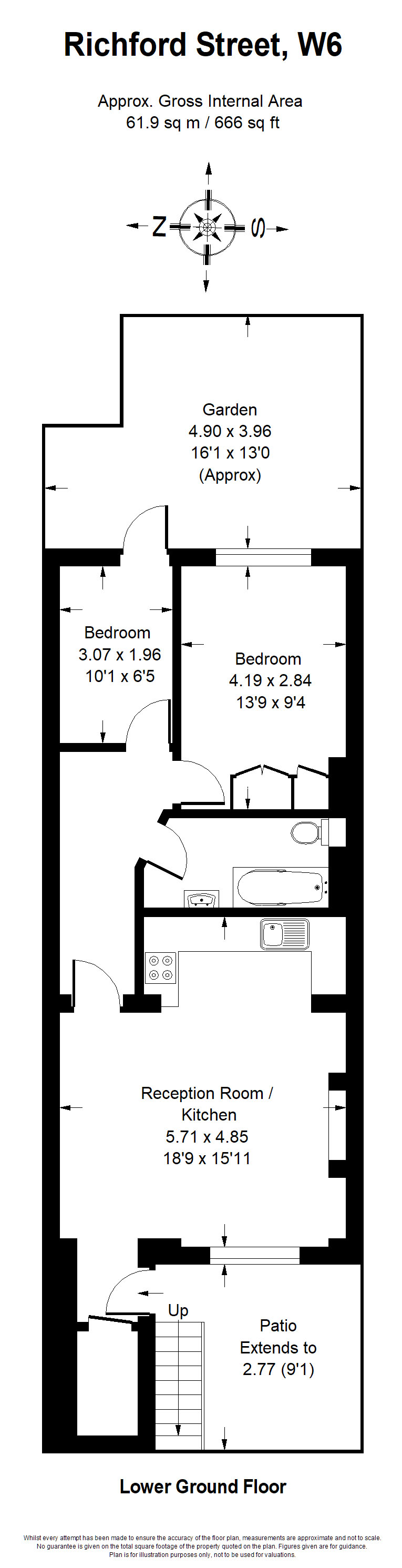 2 Bedrooms Flat for sale in Richford Gate, Richford Street, London W6