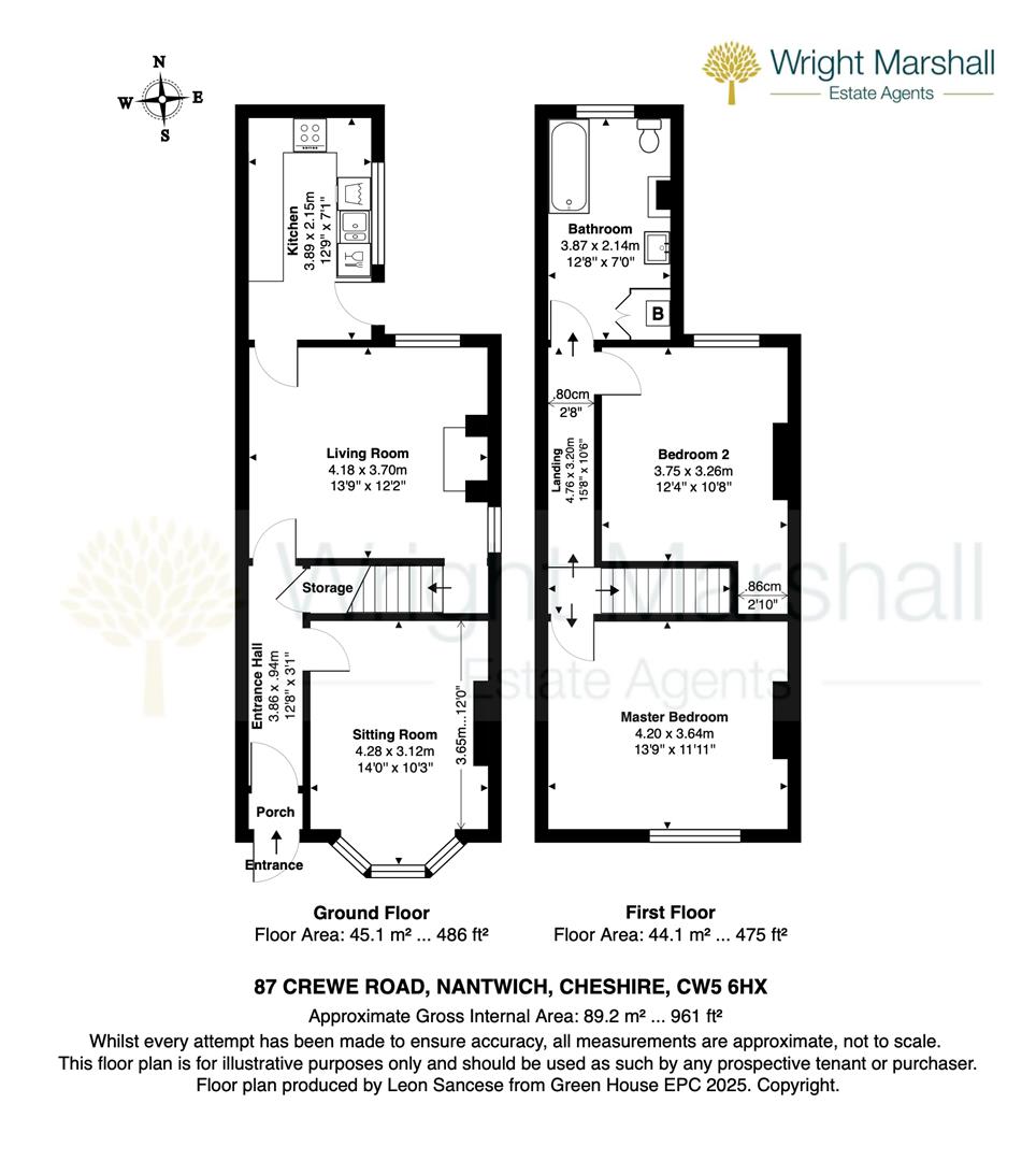 Crewe Road, Nantwich floorplan