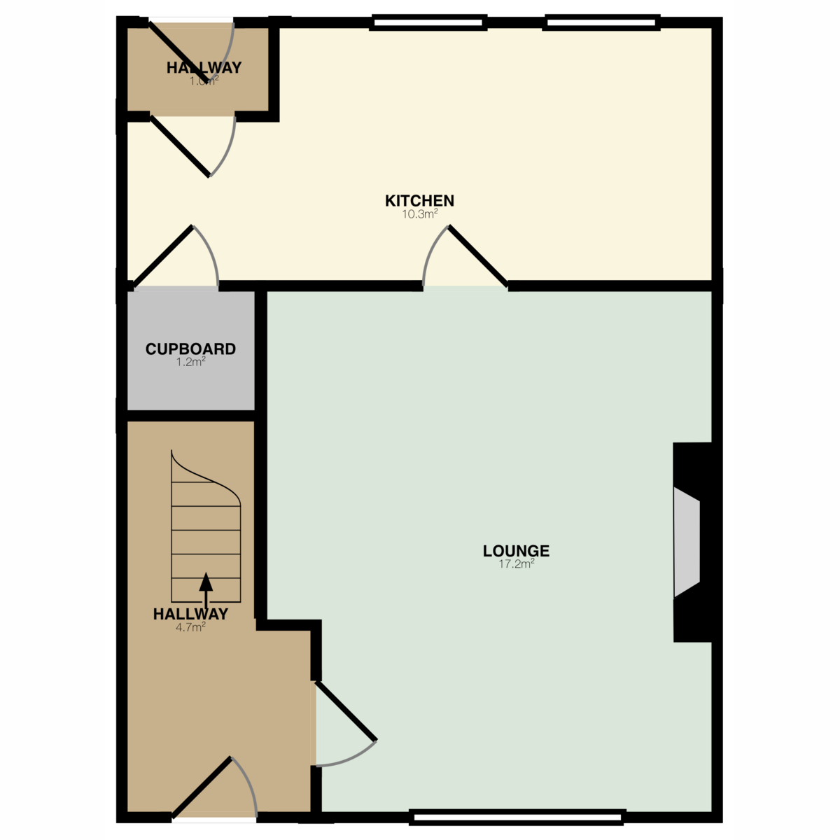 68, Paradise Road, Inverurie floorplan