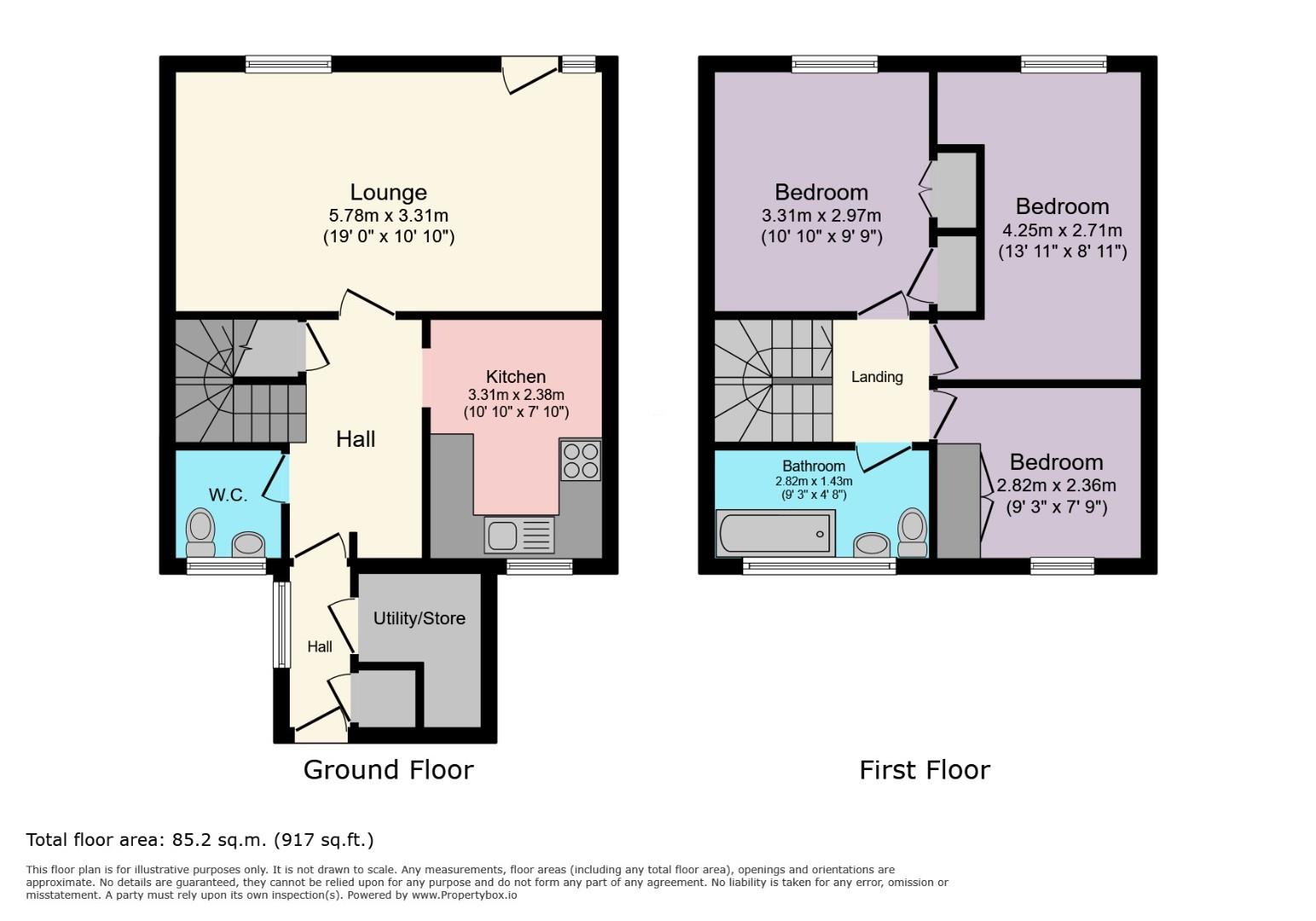 49, Ormond Road, Sheffield floorplan