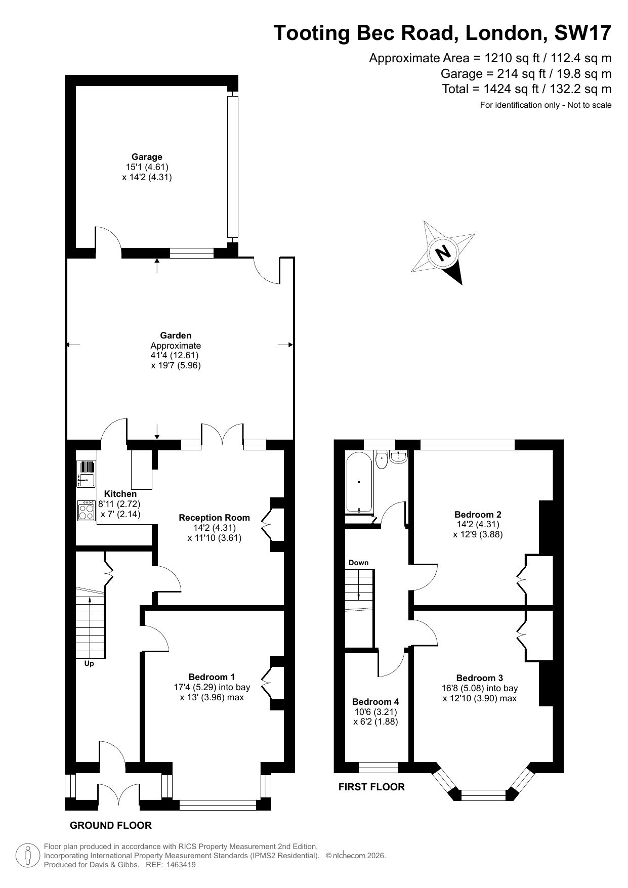 PRI NOW 130, Tooting Bec Road, Tooting Bec floorplan