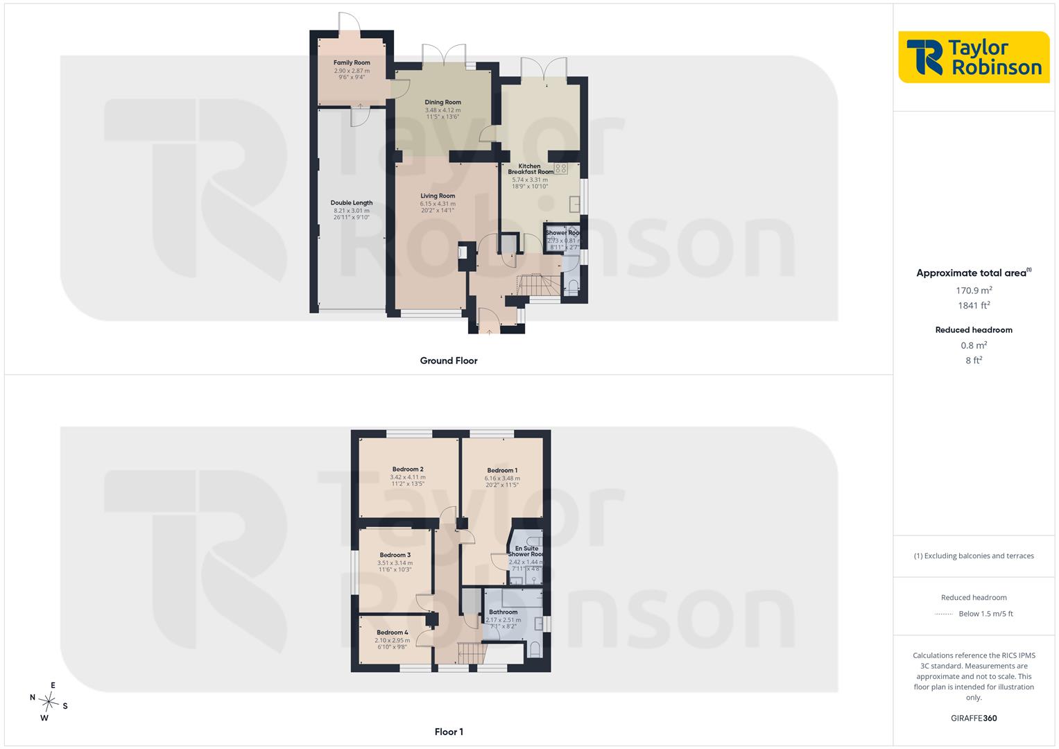 54, Grattons Drive, Crawley floorplan
