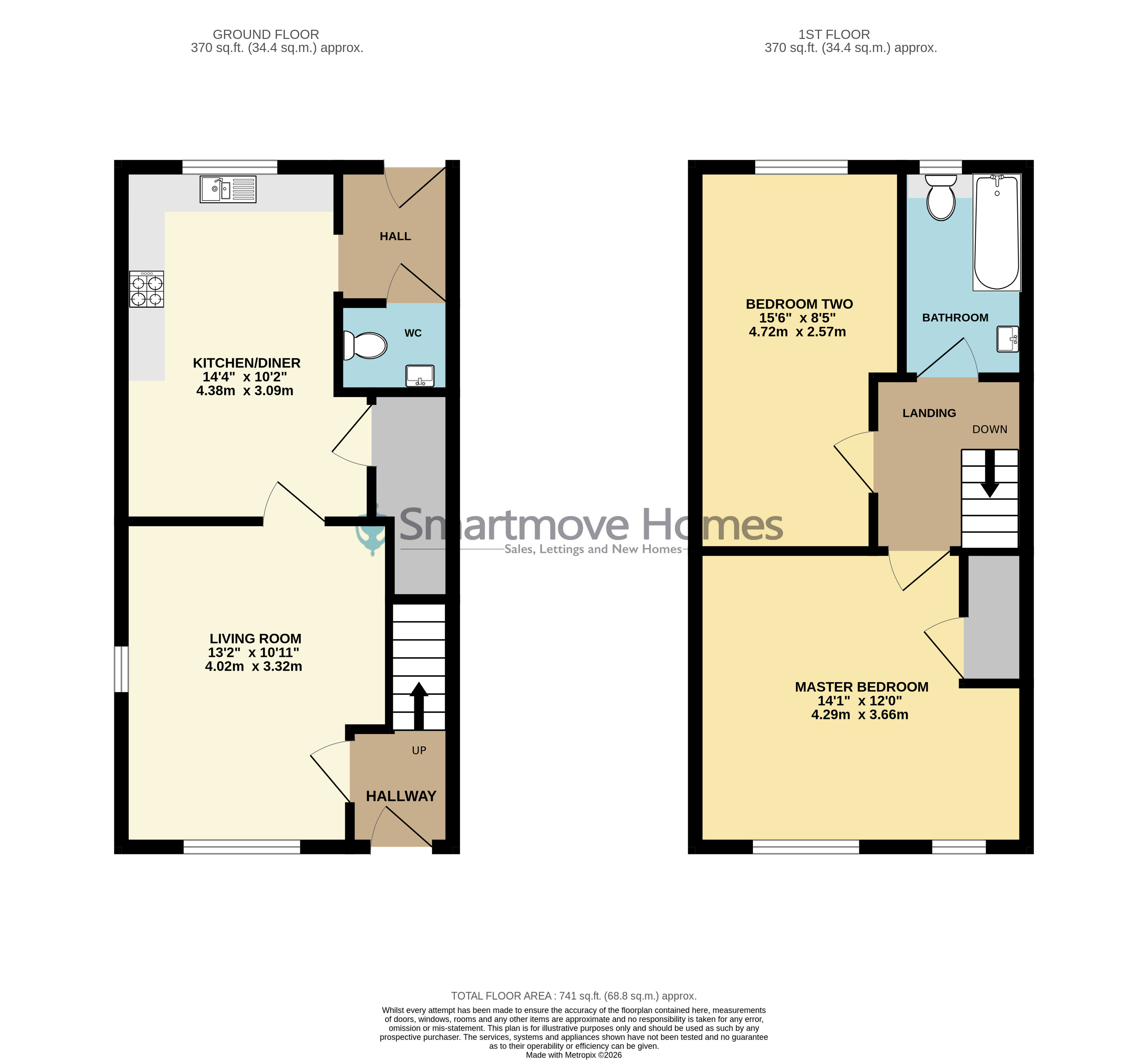 4, Rookery Close, Belper floorplan