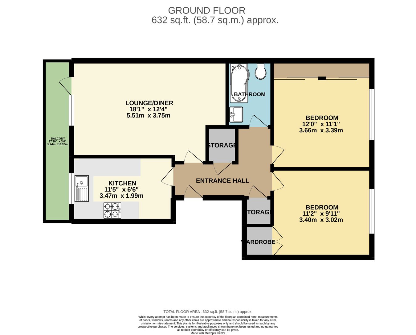 Harewood Close, Bexhill-on-Sea floorplan