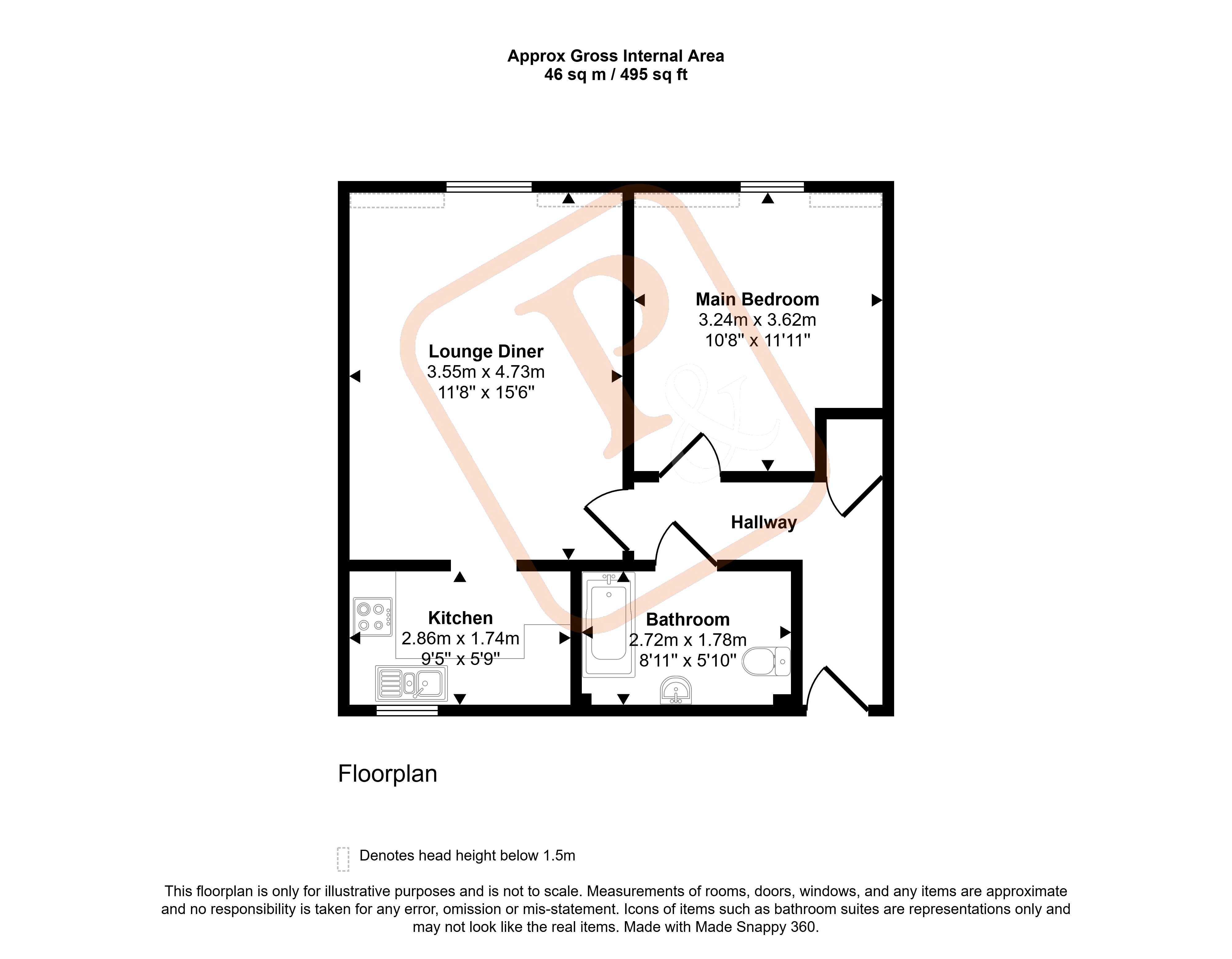 25, Rose Allen Avenue, Essex floorplan