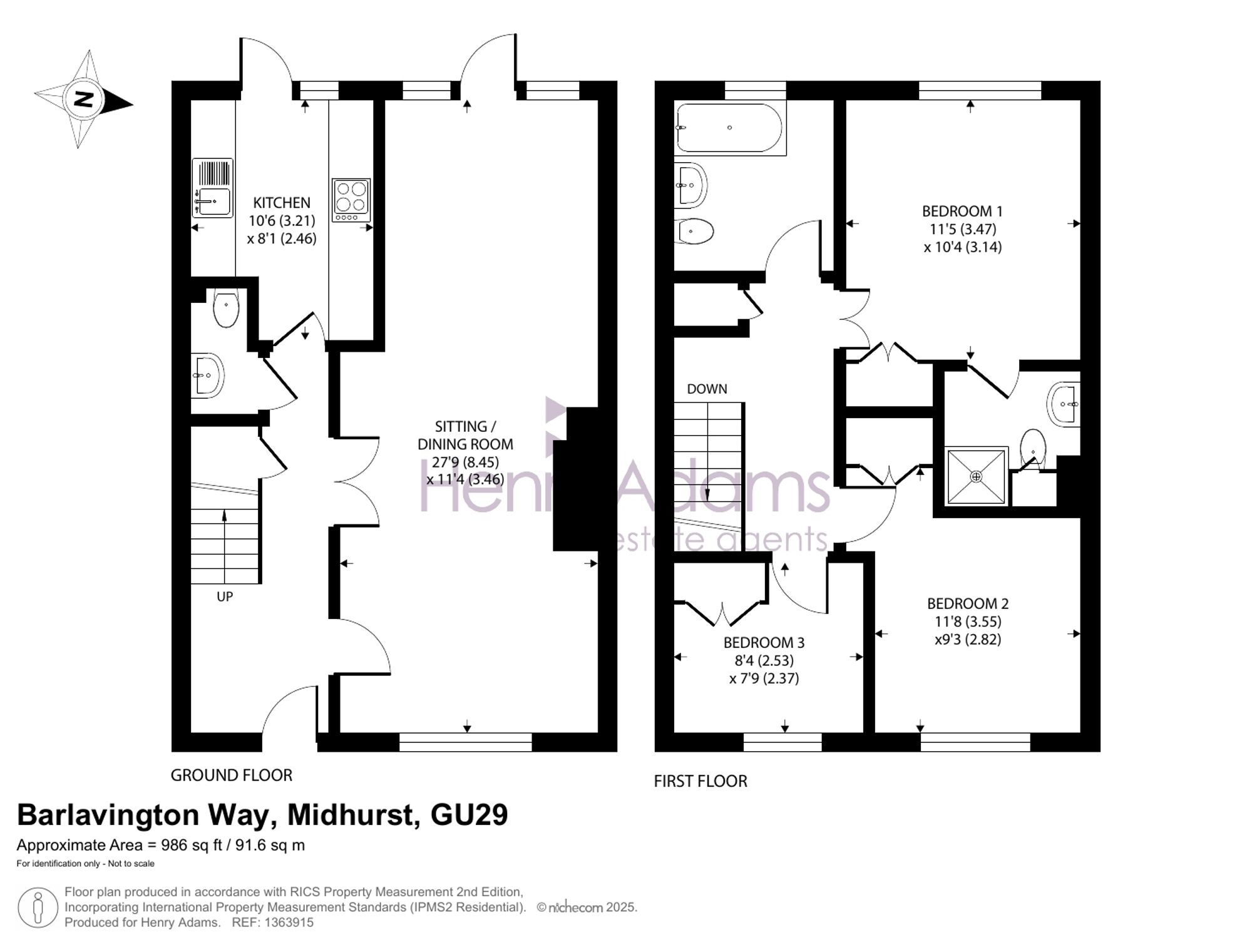 32 Barlavington Way, Midhurst floorplan