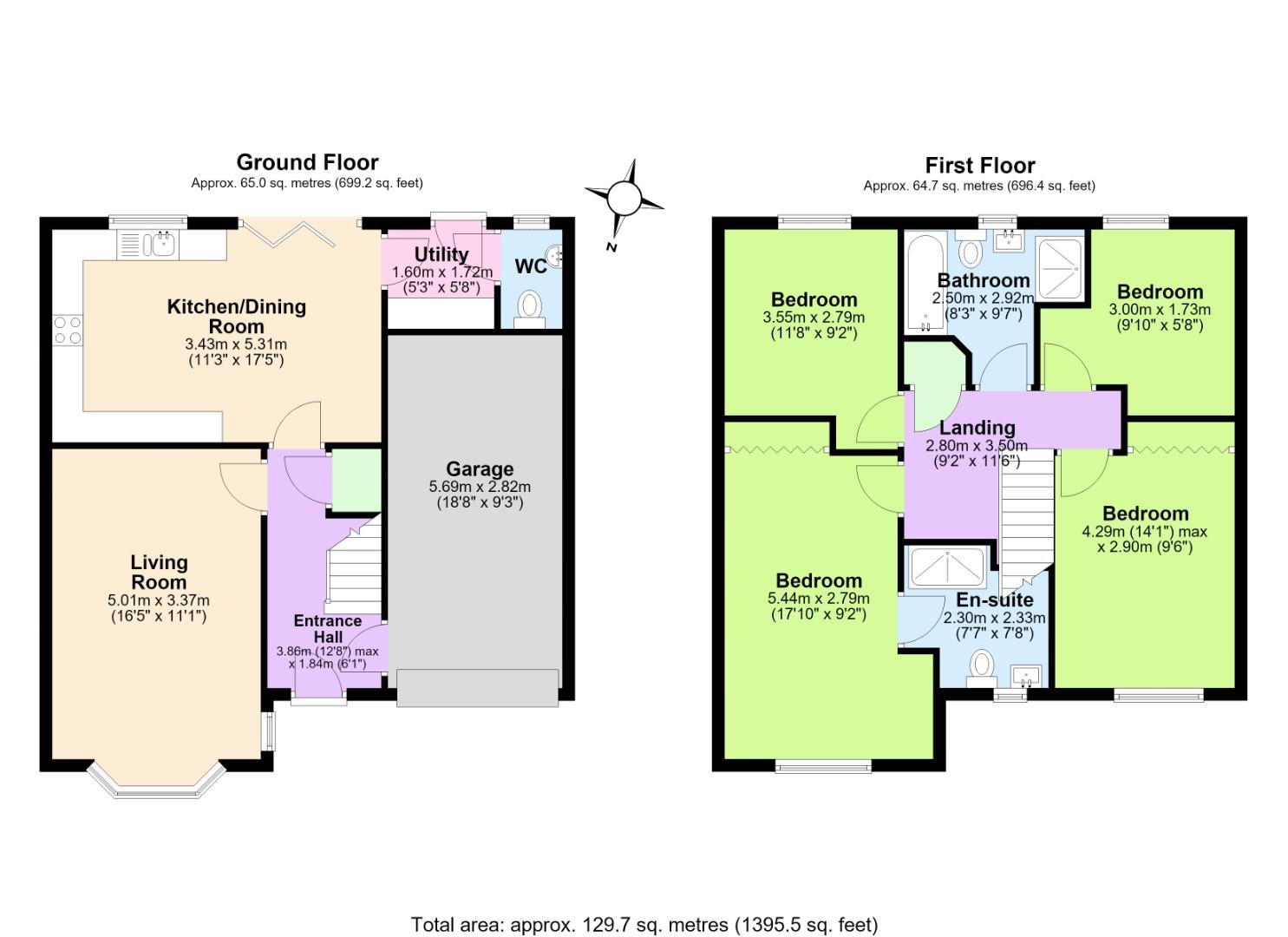 54, Spring Avenue, Ashby-De-La-Zouch floorplan