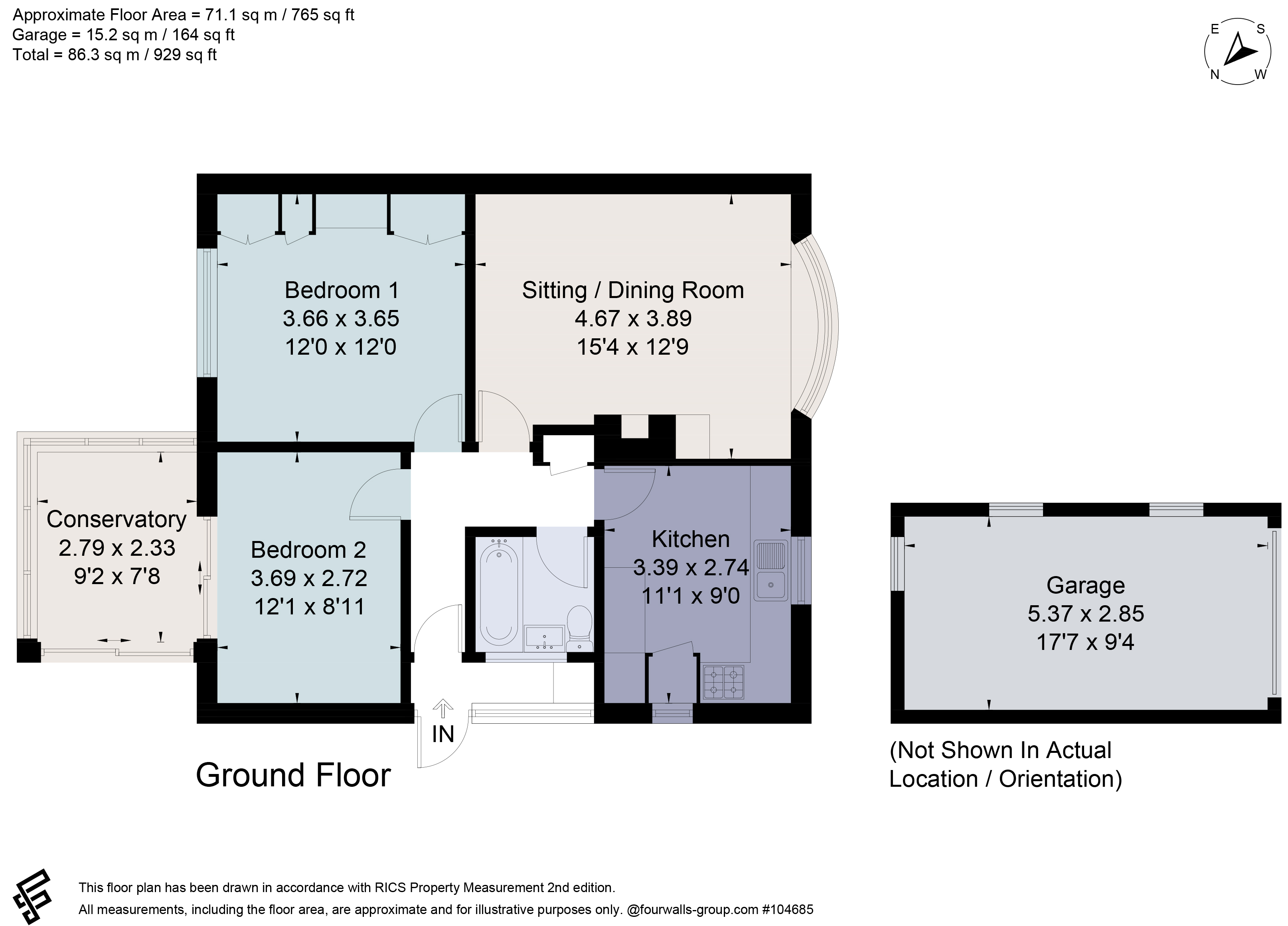 16, Moorland Road, Hertfordshire floorplan