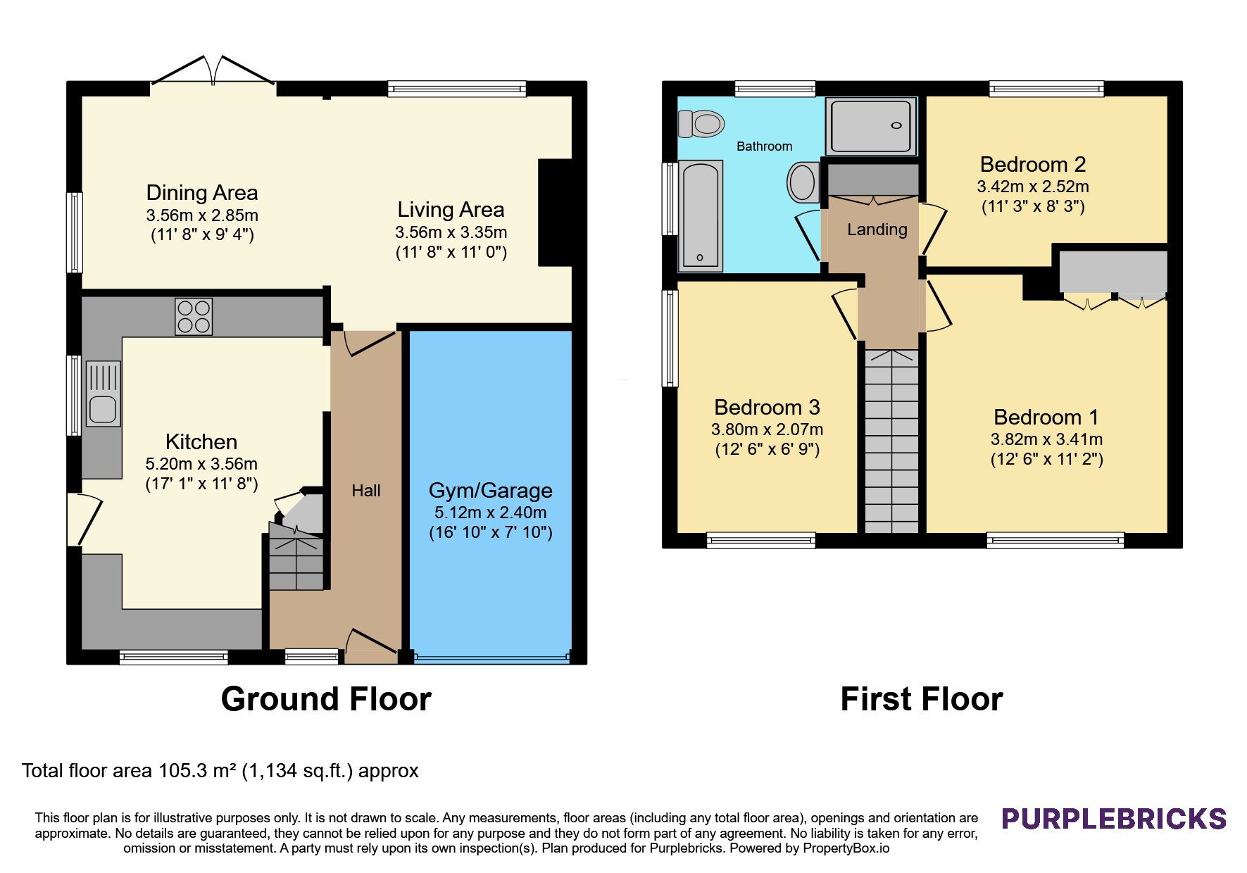 39, Duchess Way, Swindon floorplan