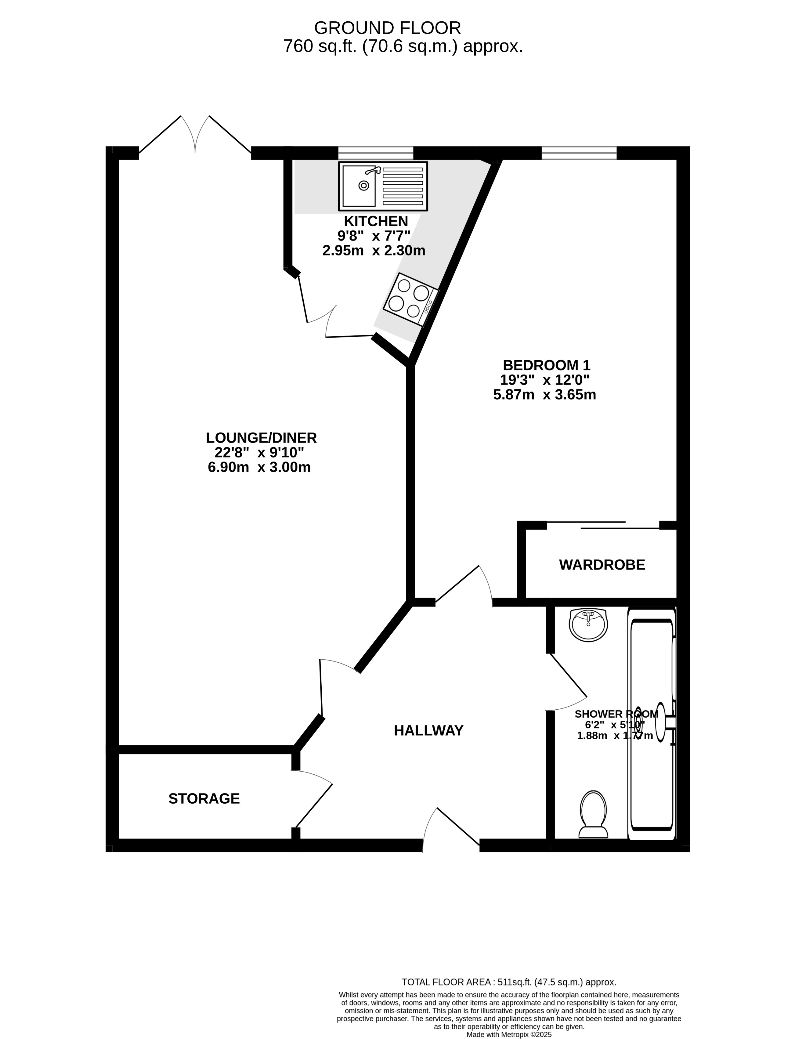 Flat 6, Riverside Court,, Rosemary Lane, Essex floorplan